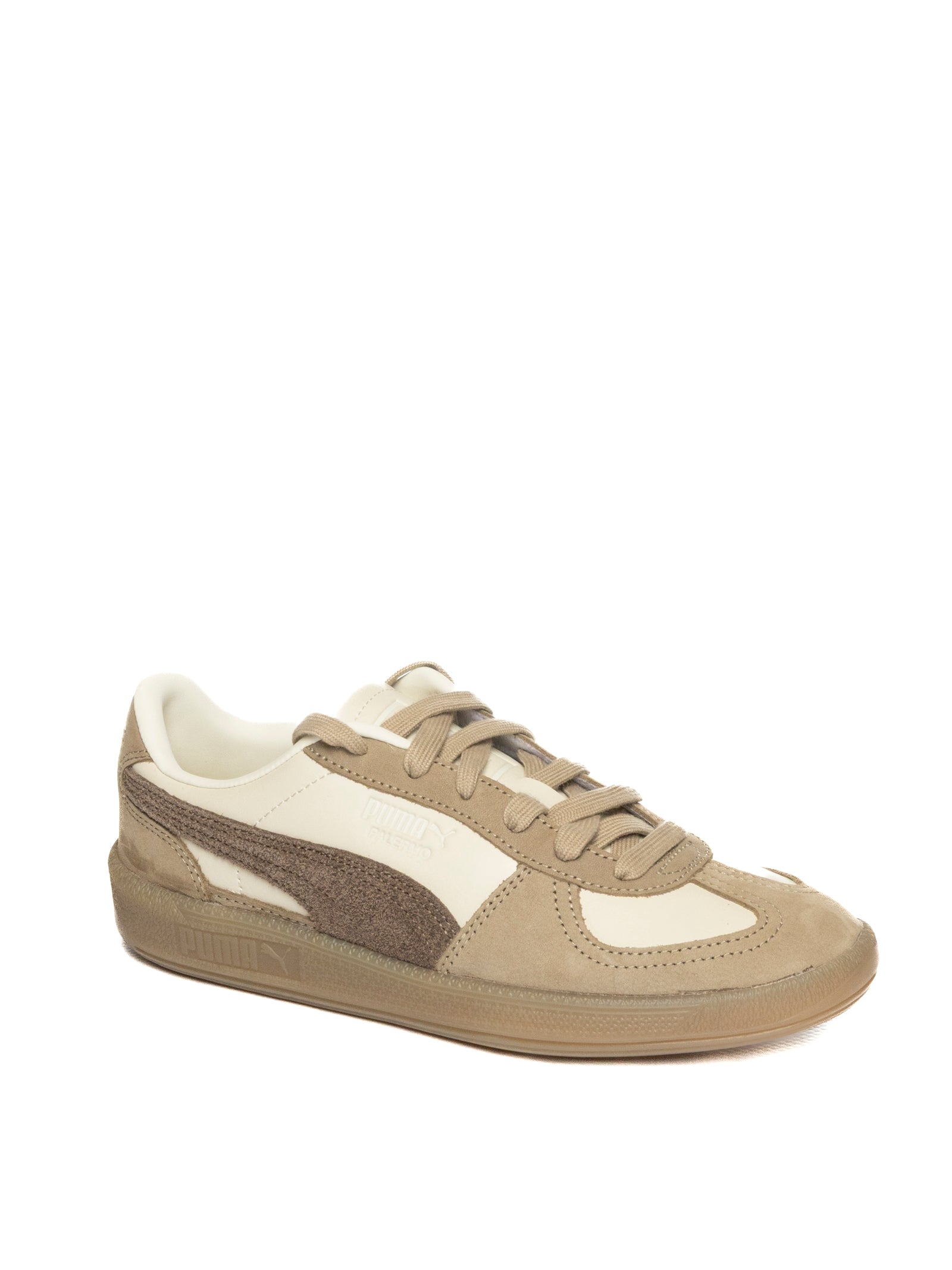 PUMA Sneaker palermo elevated bianco/beige 403754 PALERMOELEVATED-02