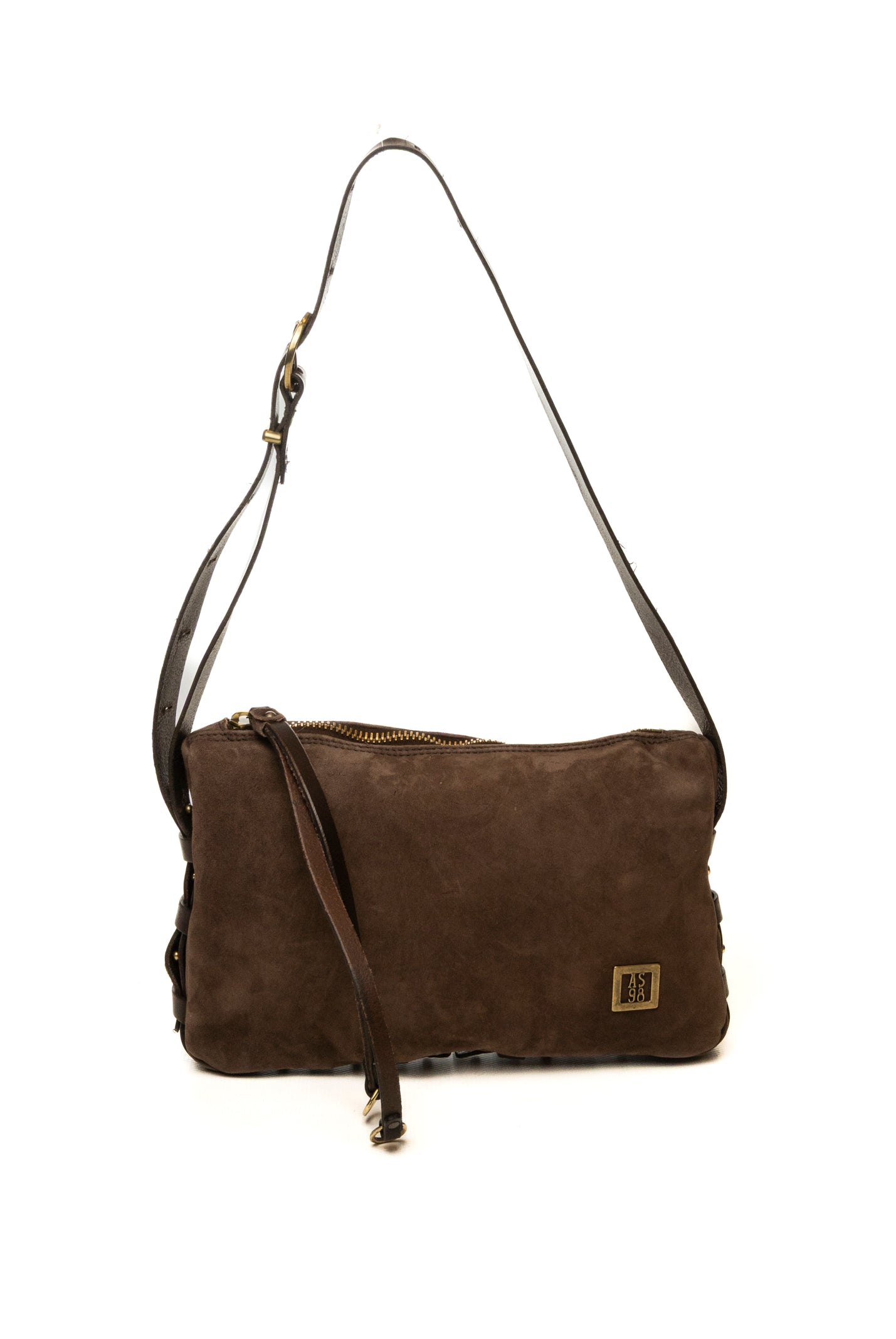 AS98 borsa a spalla ebano 200789 PELLE-EBANO