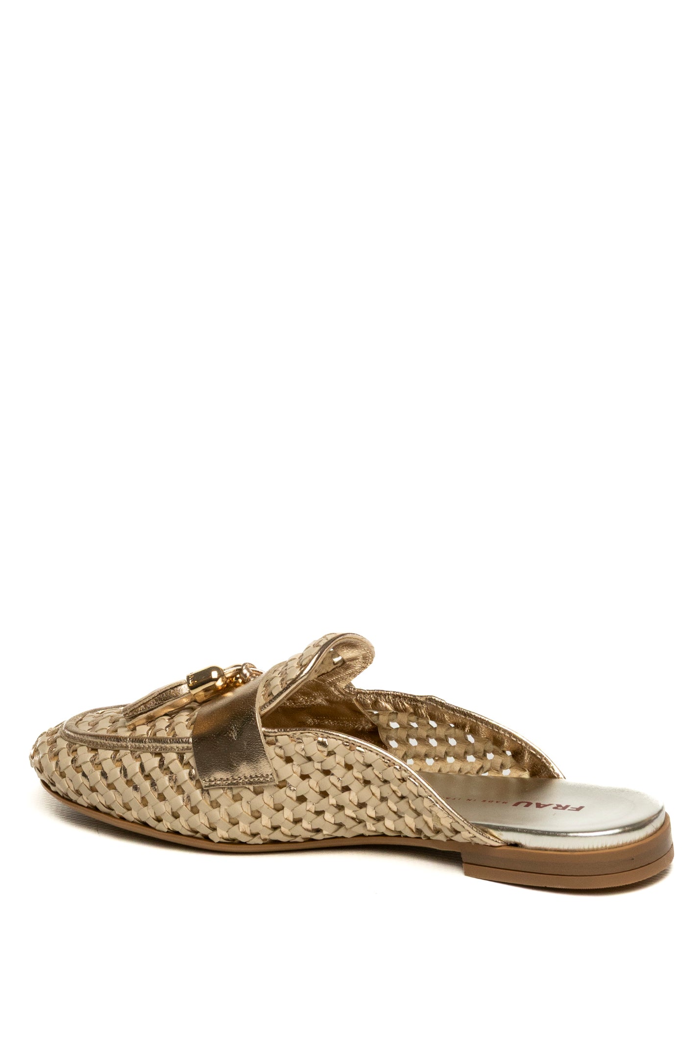 FRAU Sabot intrecciato laminato oro 95K7 SHINE-SHORE