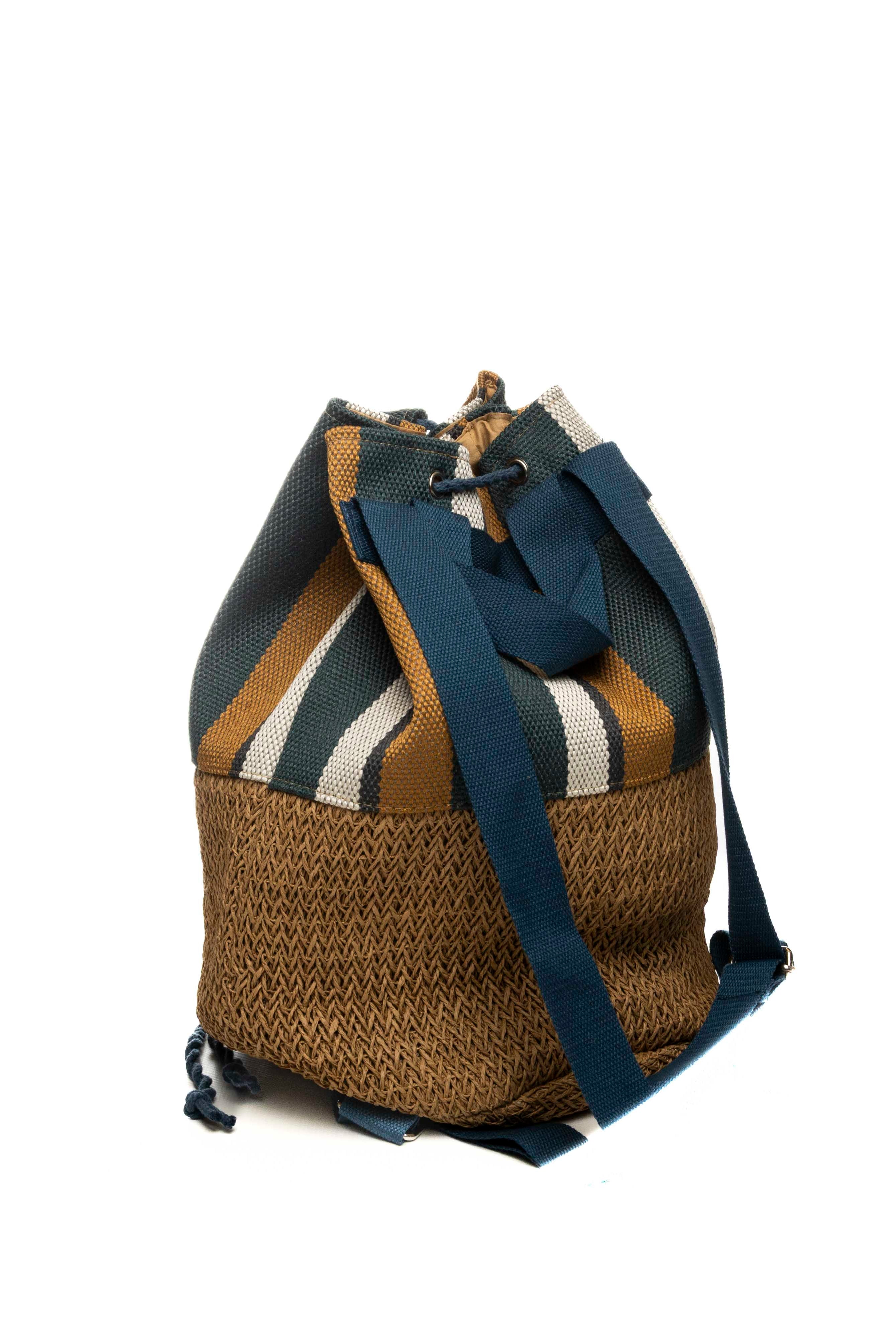HATYOU zaino canvas petrolio BP0336 CANVAS-PETROLIO