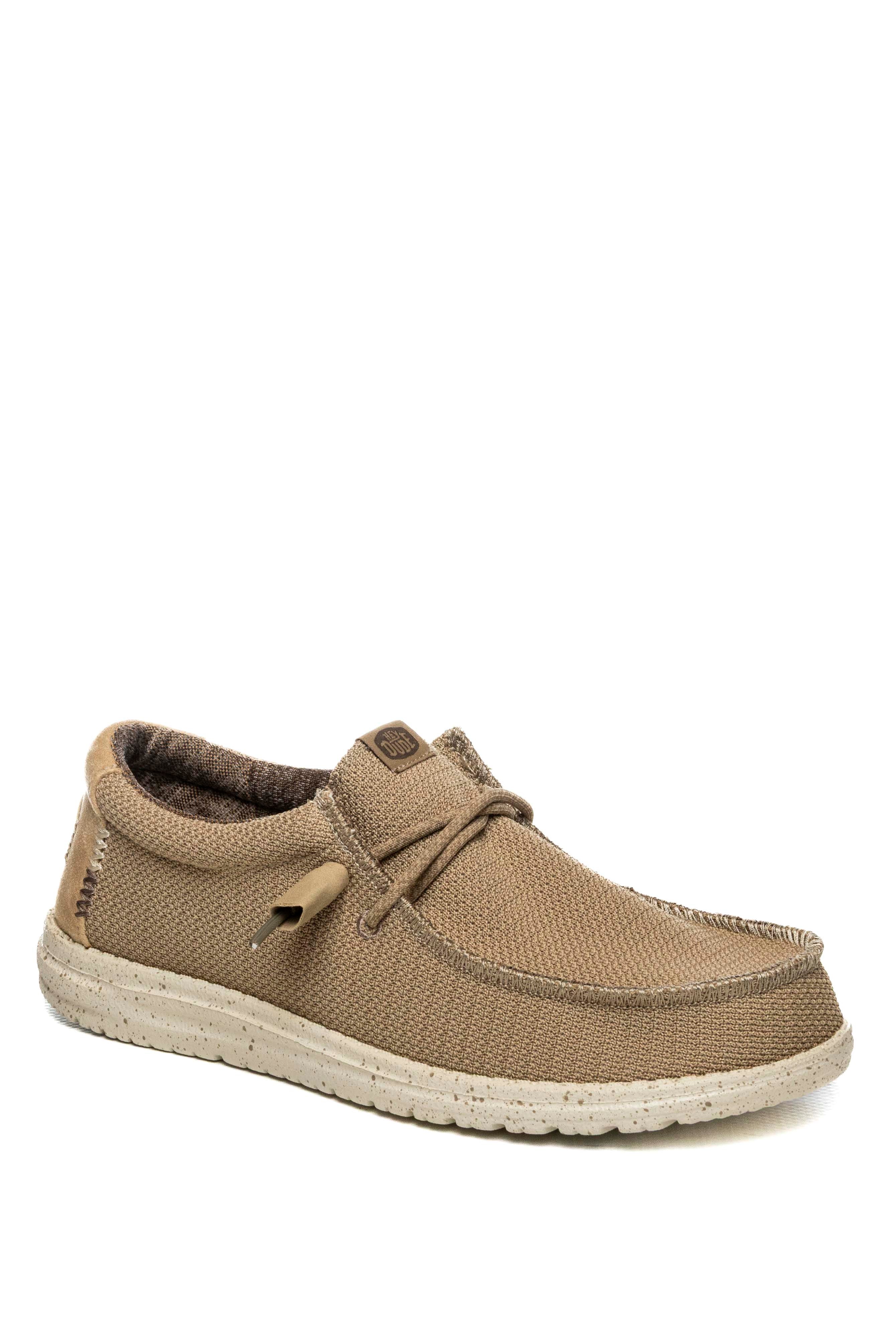 HEY DUDE Slip on wally sport mesh tan 40403 WALLY SPORT MESH-25W