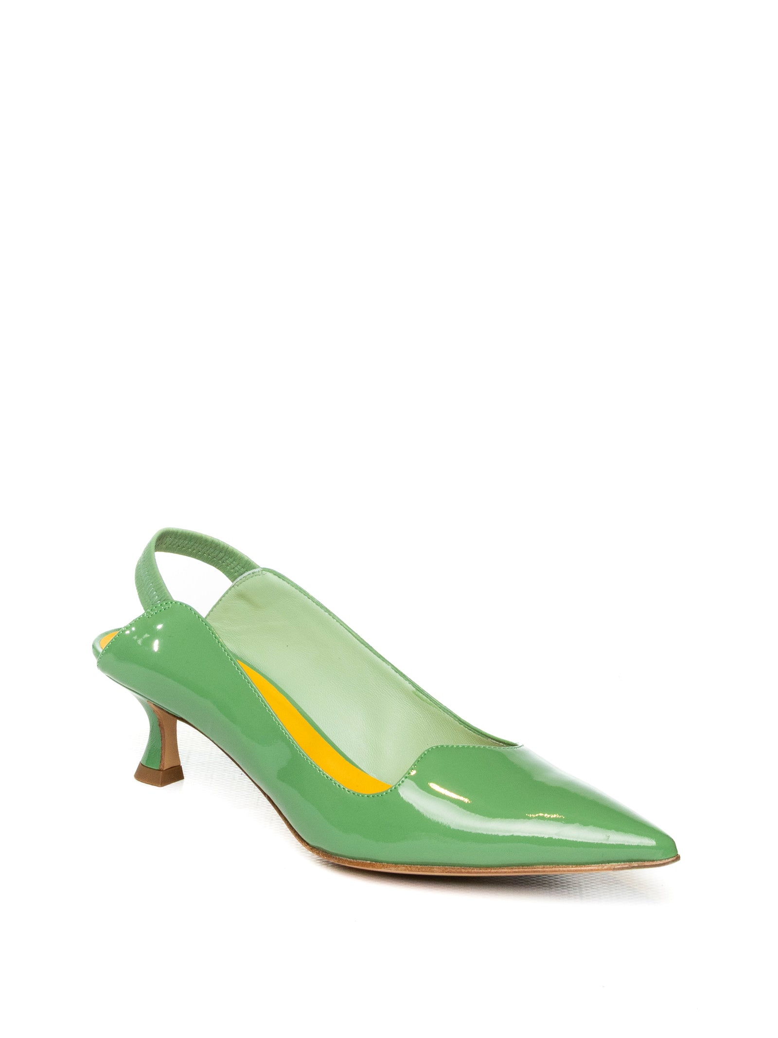 MARA BINI chanel vernice verde smeraldo S158 SPLENDOR-SMERALDO