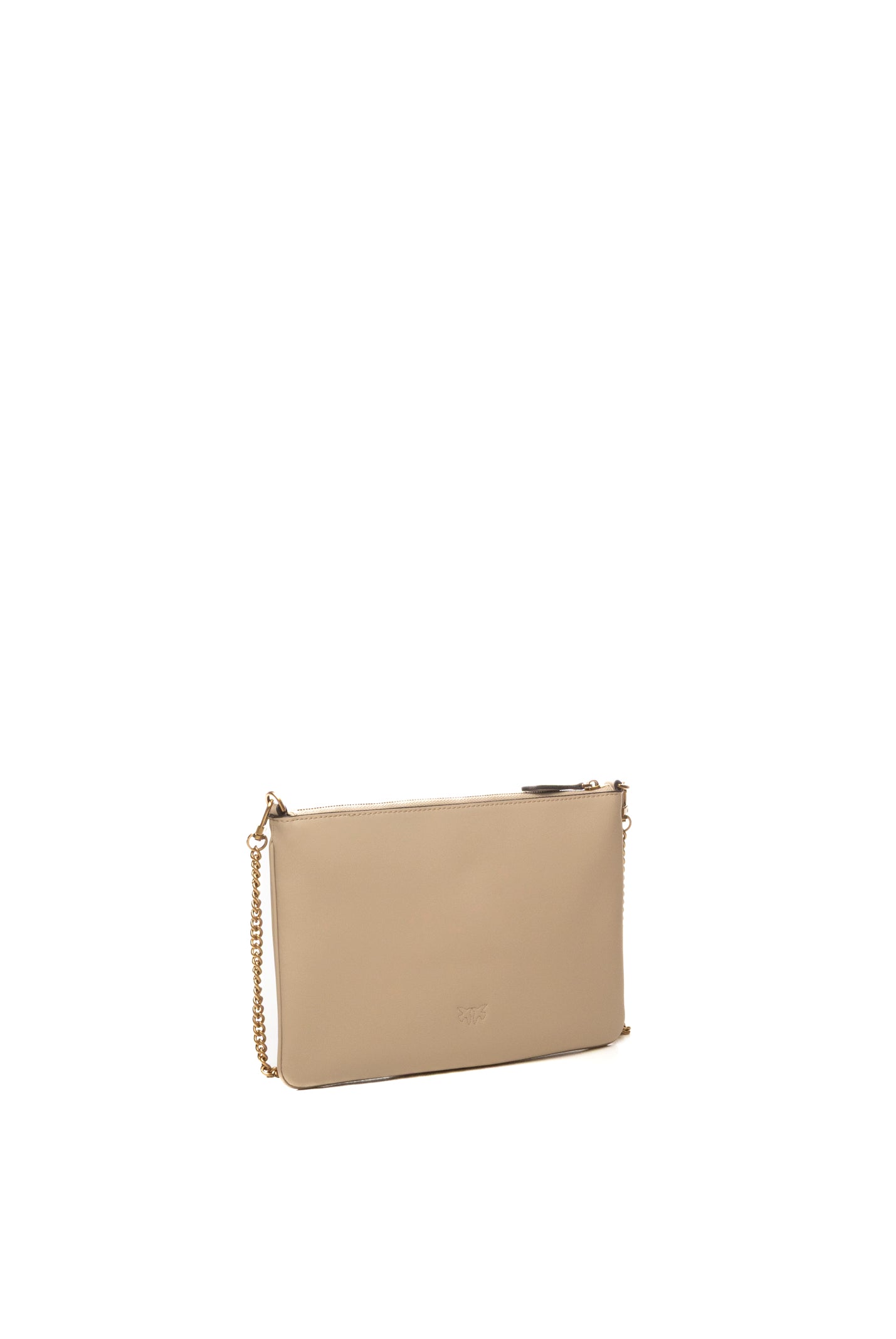 PINKO borsa a spalla flat classic beige/oro 100455-AOF1 FLAT CLASSIC-C50Q