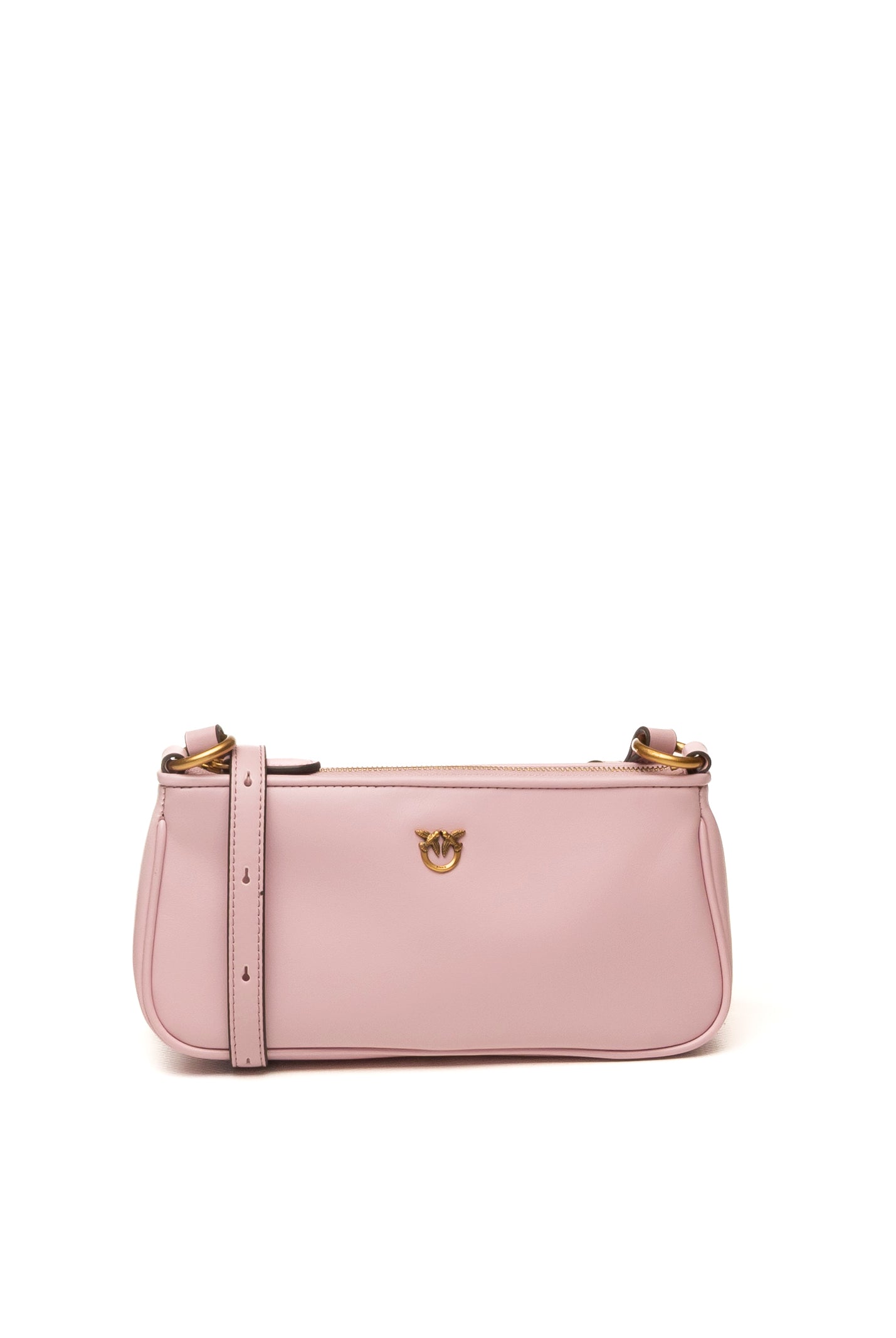 PINKO borsa a spalla half moon rosa/oro 105069-A0QO HALF MOON-P26Q