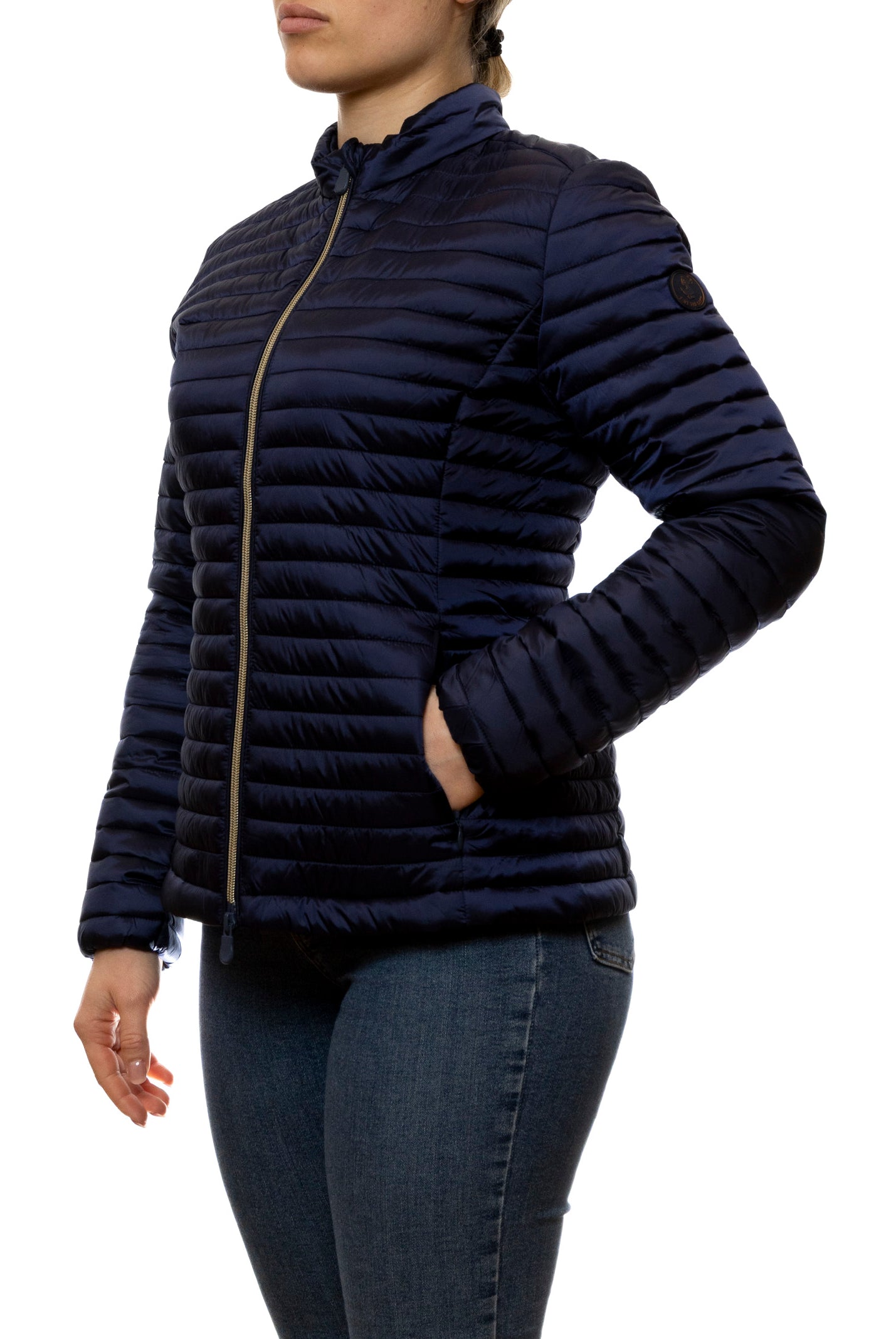 SAVE THE DUCK piumino andreina blu scuro D38370W ANDREINA-90010