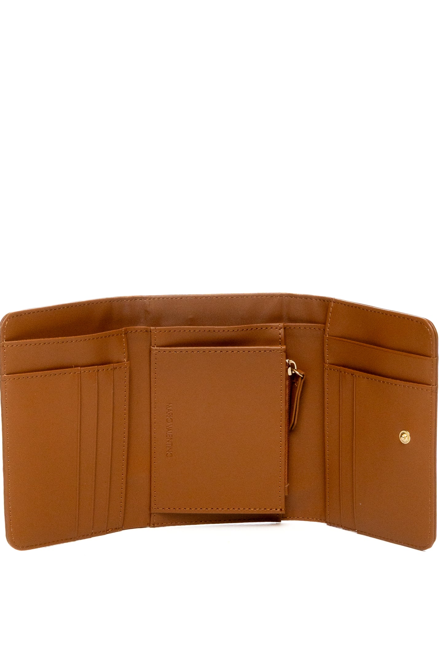 VALENTINO Portafogli pelle cuoio VPS7LX43 BRIXTON-CUOIO