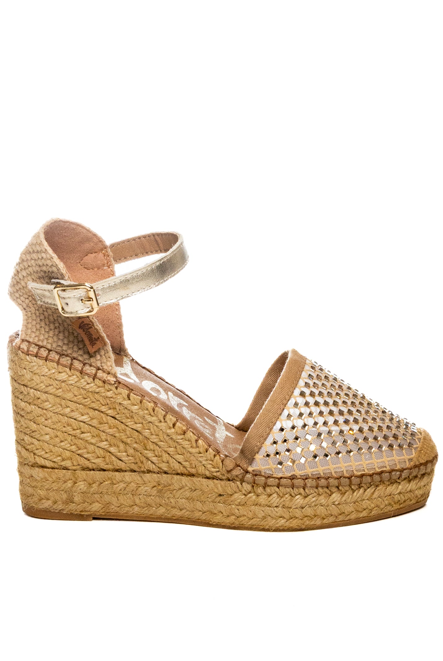 VIDORRETA espadrilles rejilla cristal crudo 122 REJILLA CRISTAL-CRUDO