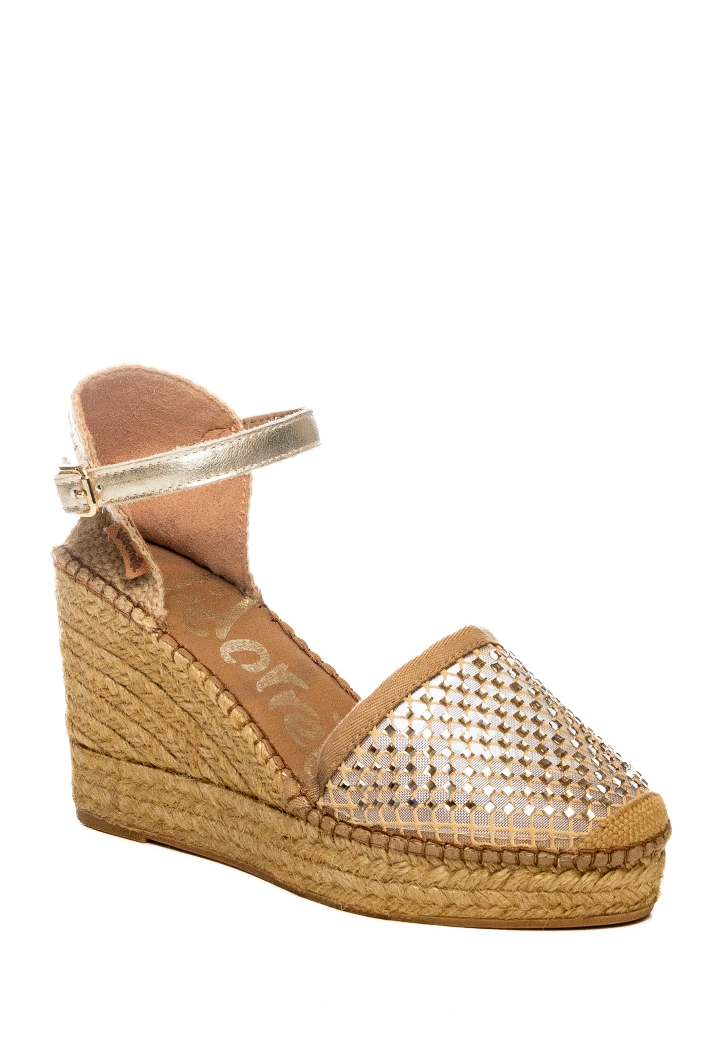 VIDORRETA espadrilles rejilla cristal crudo 122 REJILLA CRISTAL-CRUDO