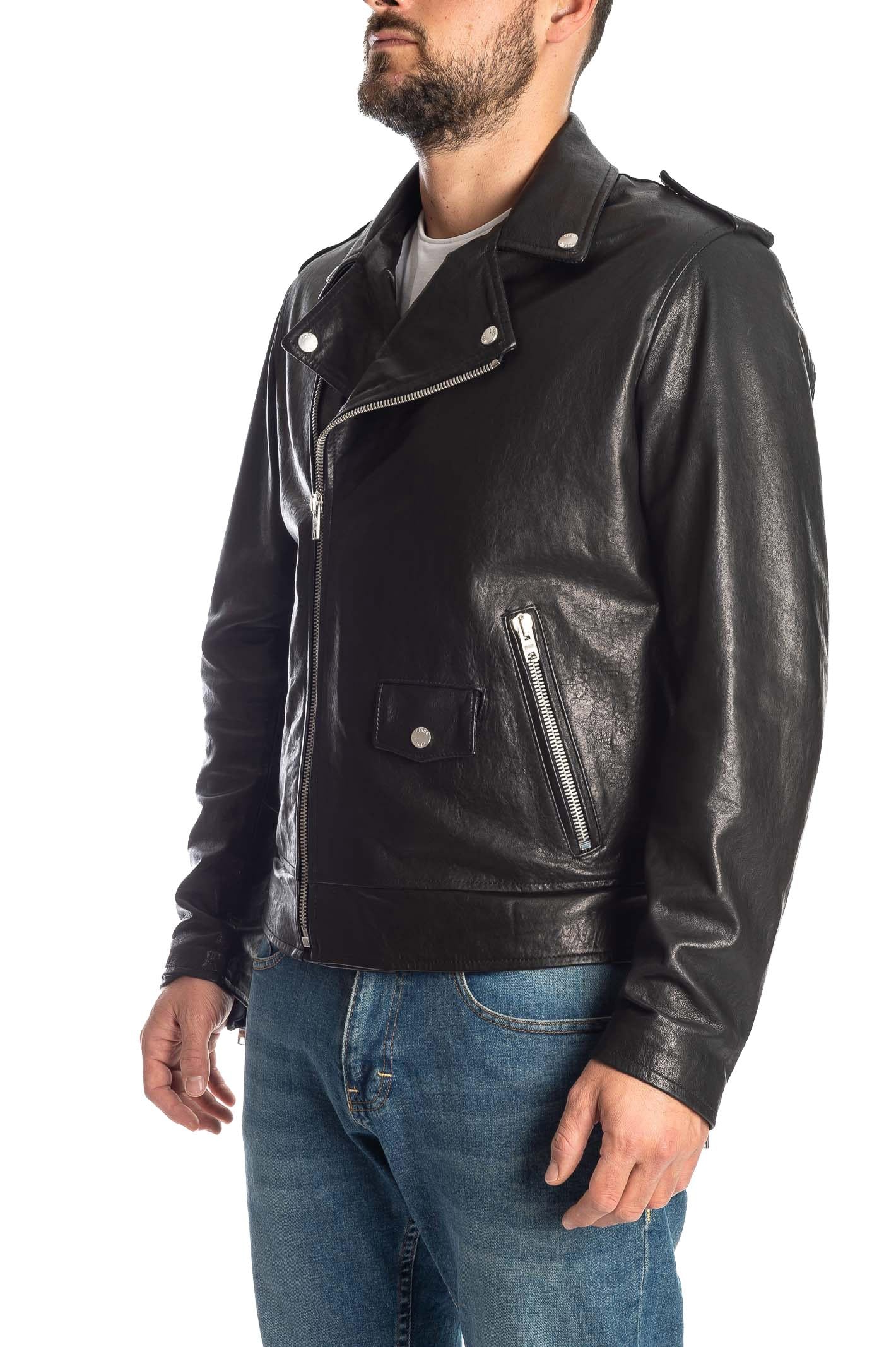 PK BY PASKAL Chiodo nappa naturale nero 752 NAPPA NAT-NERO