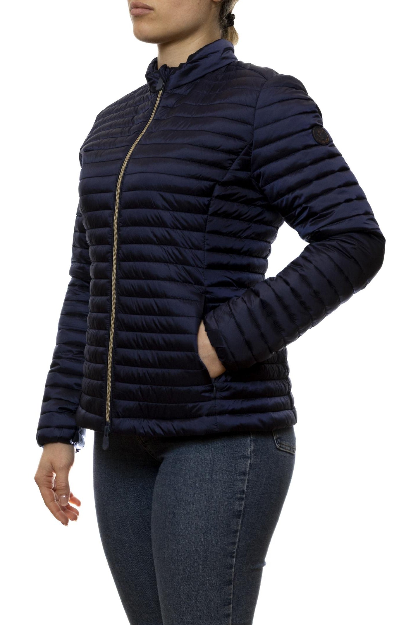 SAVE THE DUCK piumino andreina blu scuro D38370W ANDREINA-90010