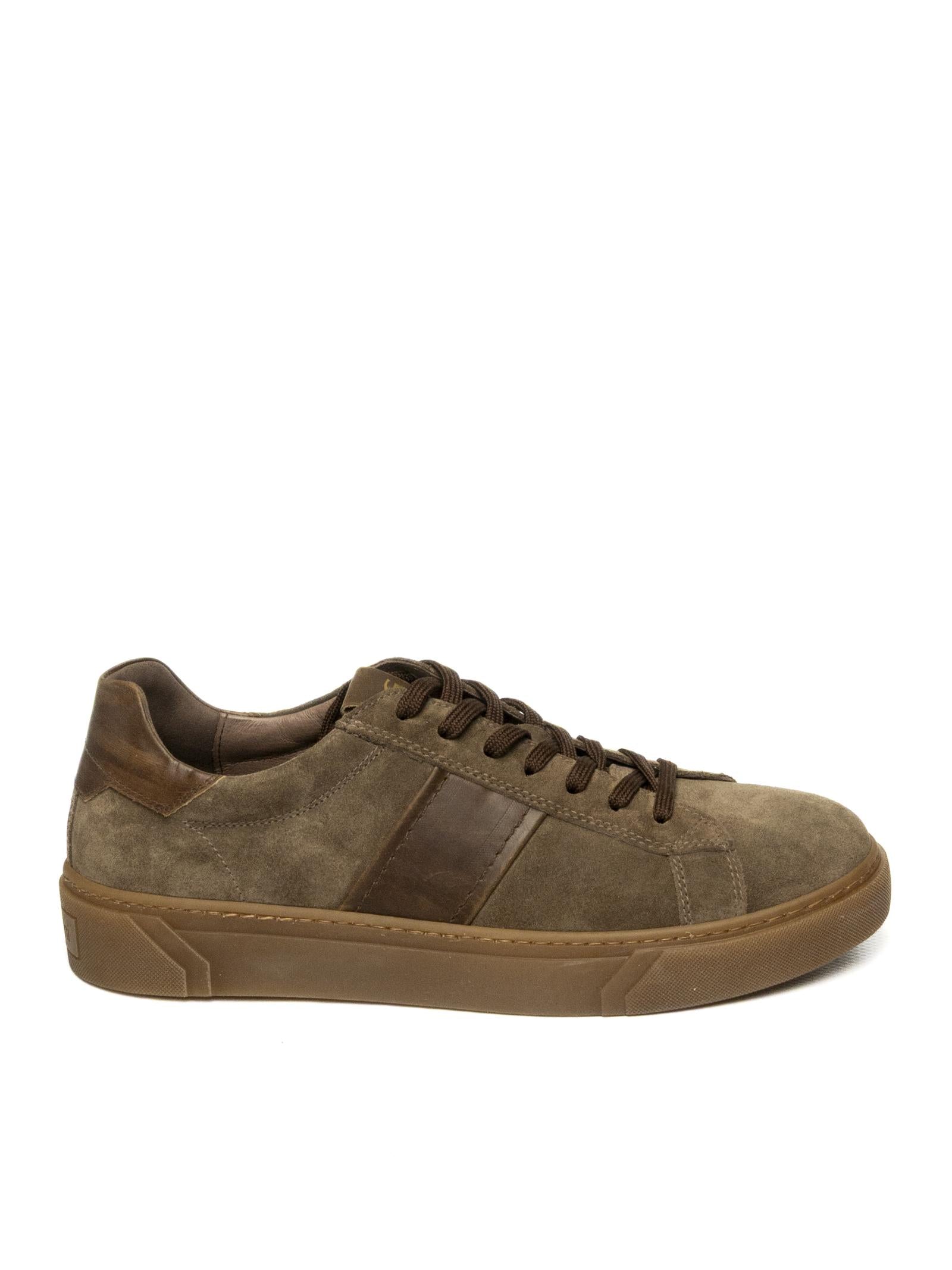 NERO GIARDINI Sneaker camoscio fango 500951 AROLD-FANGO