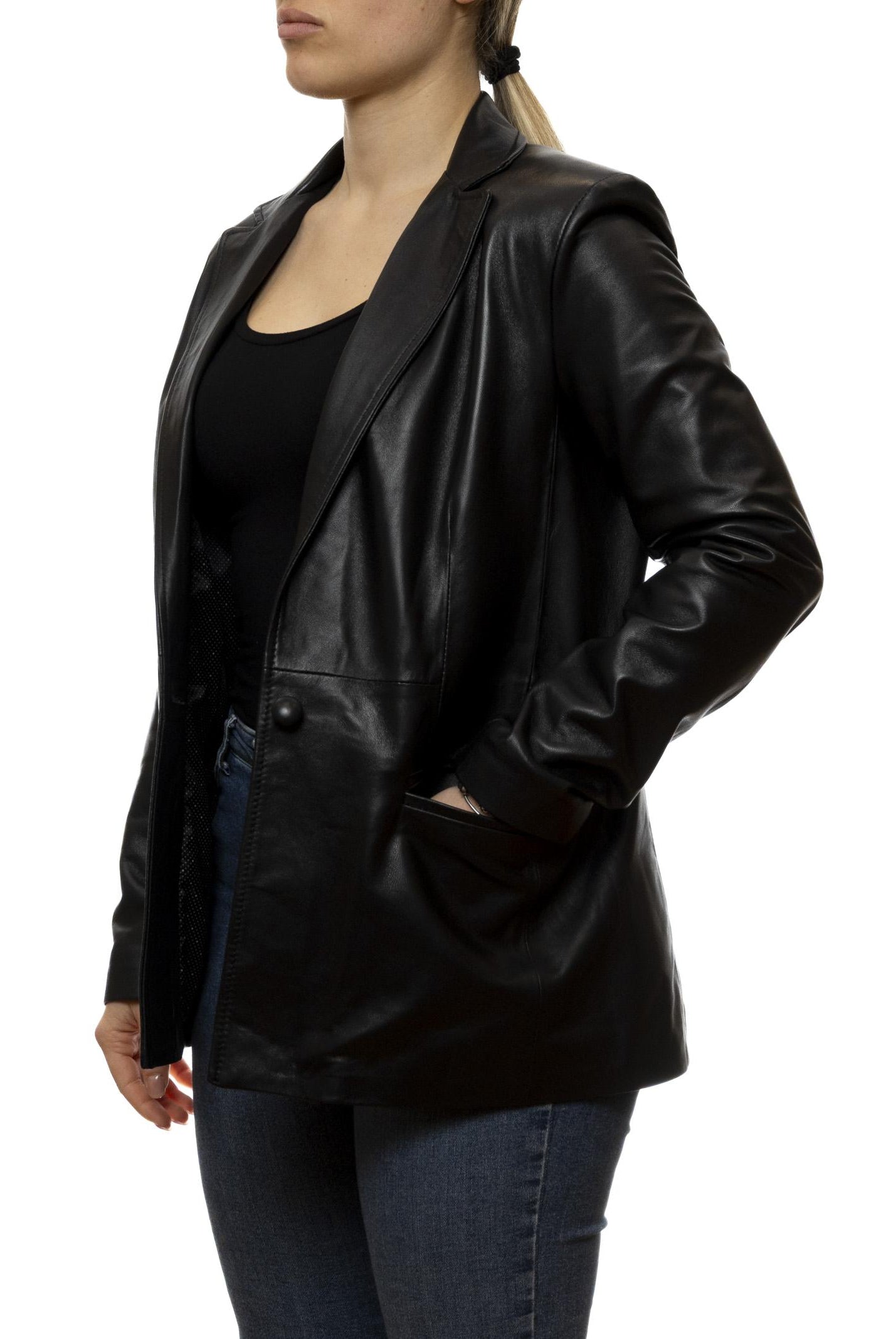 PK BY PASKAL blazer nappa nero 126 NAPPA-NERO