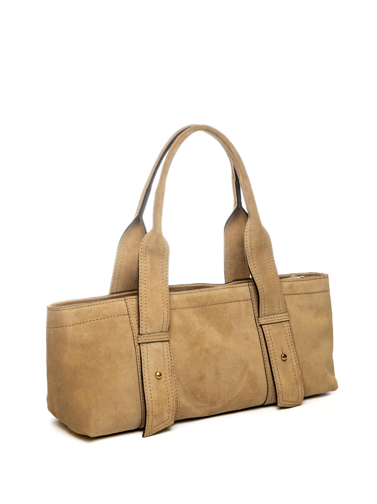 DI LORENZO borsa a spalla giorgia beige GIORGIA CAMOSCIO-DESERTO