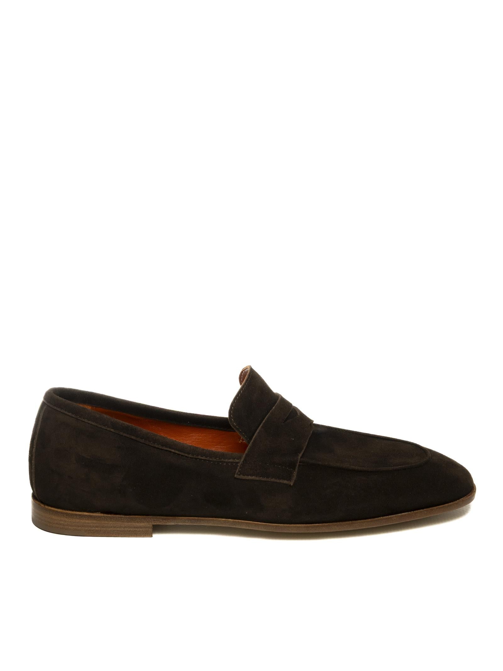 GENNARO RUSSO Mocassino camoscio moro U306/S CAM-T.MORO