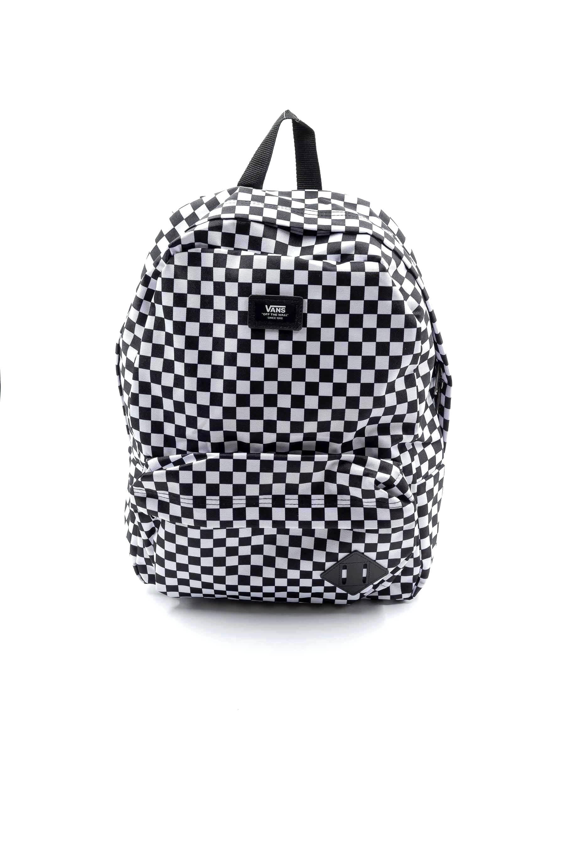 VANS Zaino old skool check bianco/nero VN000H4XY281 OLDSKOOL-Y281
