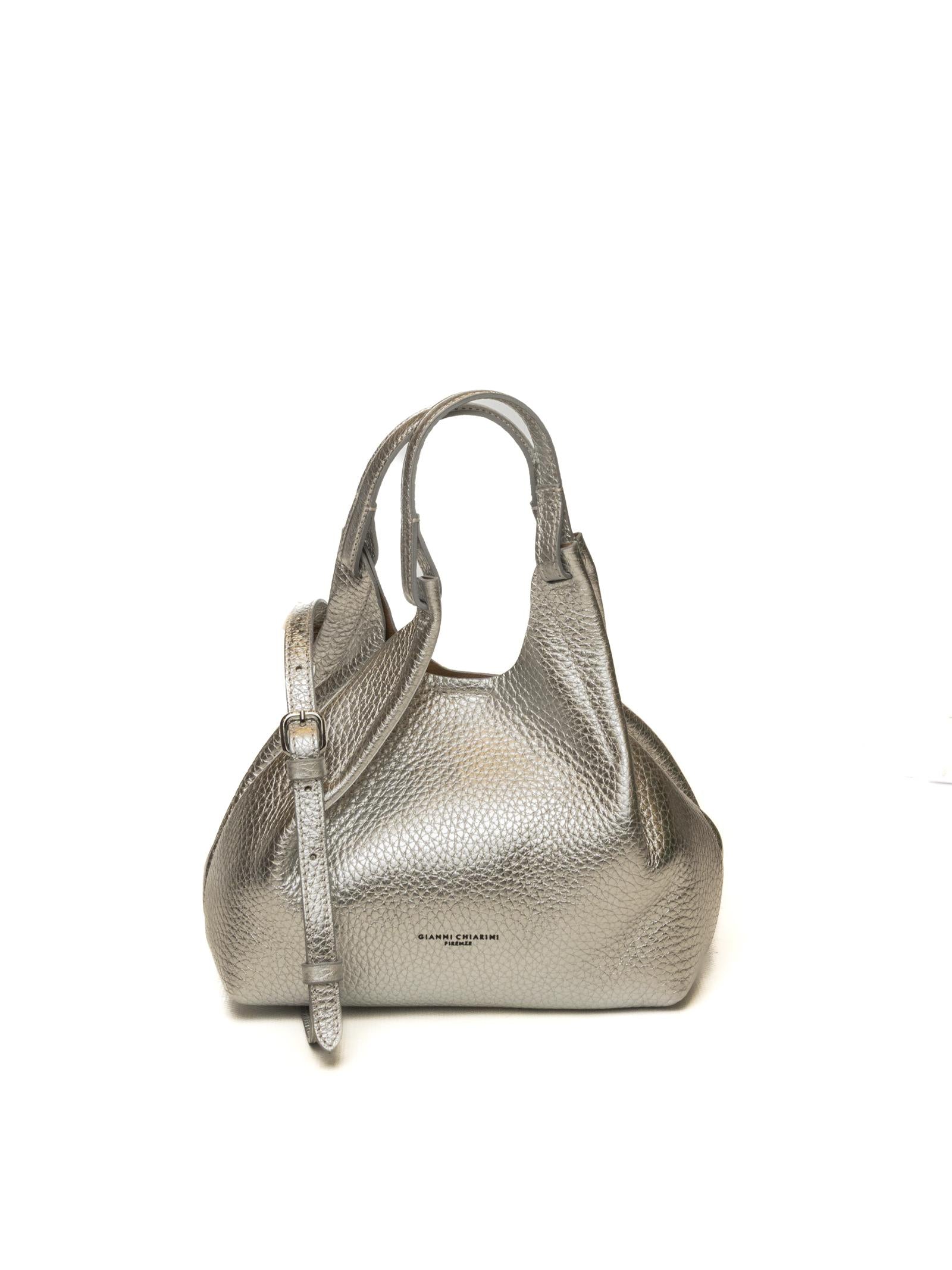 GIANNI CHIARINI borsa a mano dua argento 9719 DUA-14369