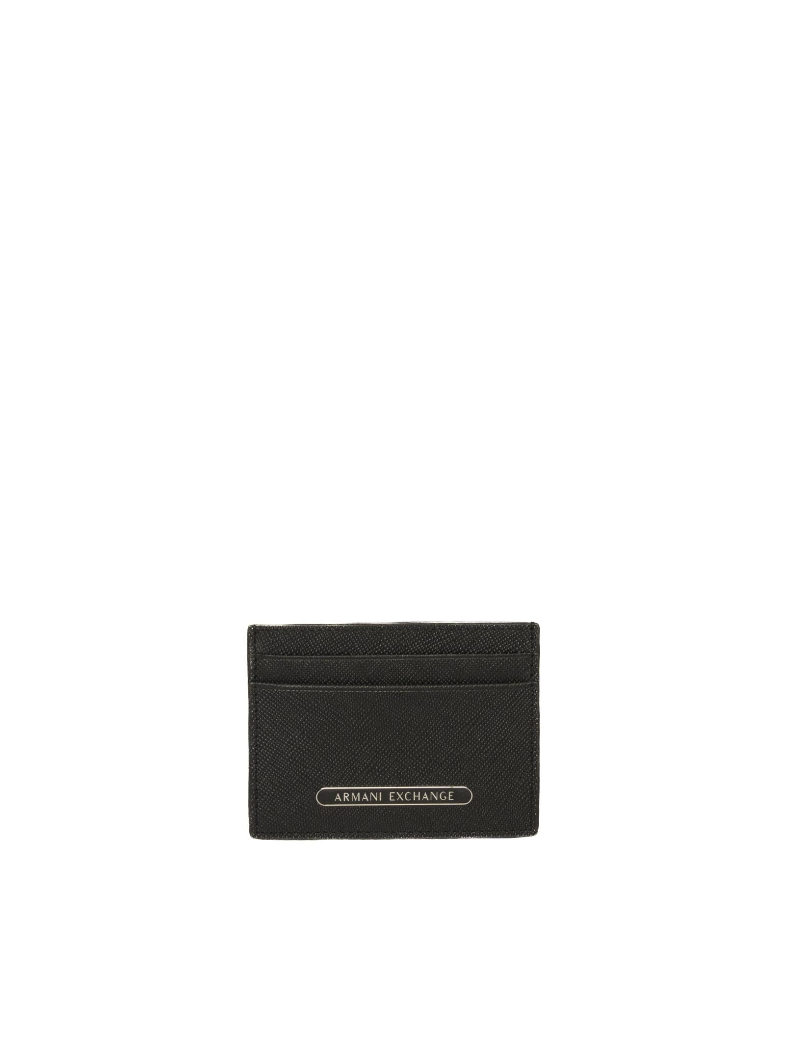 ARMANI EXCHANGE portafoglio logo nero XM000169 AF12702-UC001