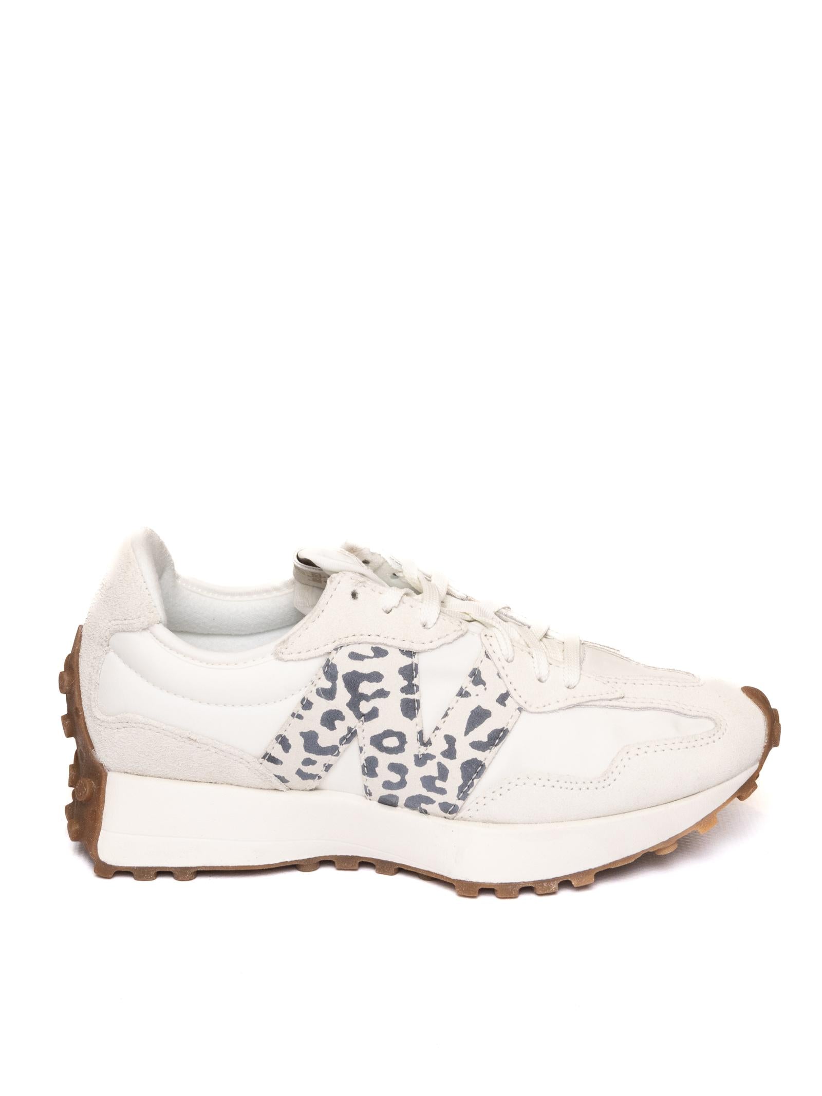 NEW BALANCE Sneaker 327 bianco/animalier 327 D PJ-WHT/ANIM