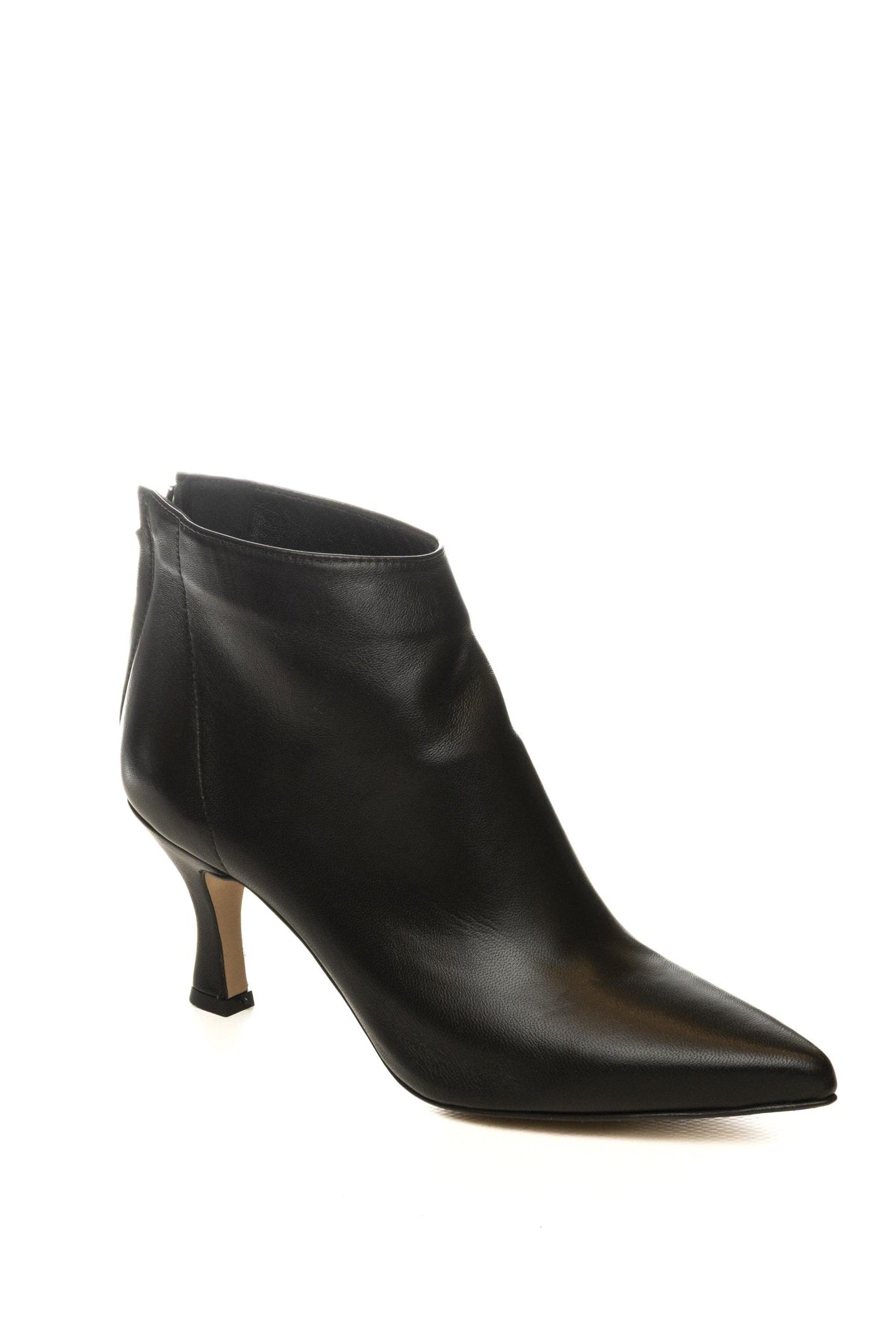 GISEL MOIRE Tronchetto pelle nero MARILYN NAPPA-NERO