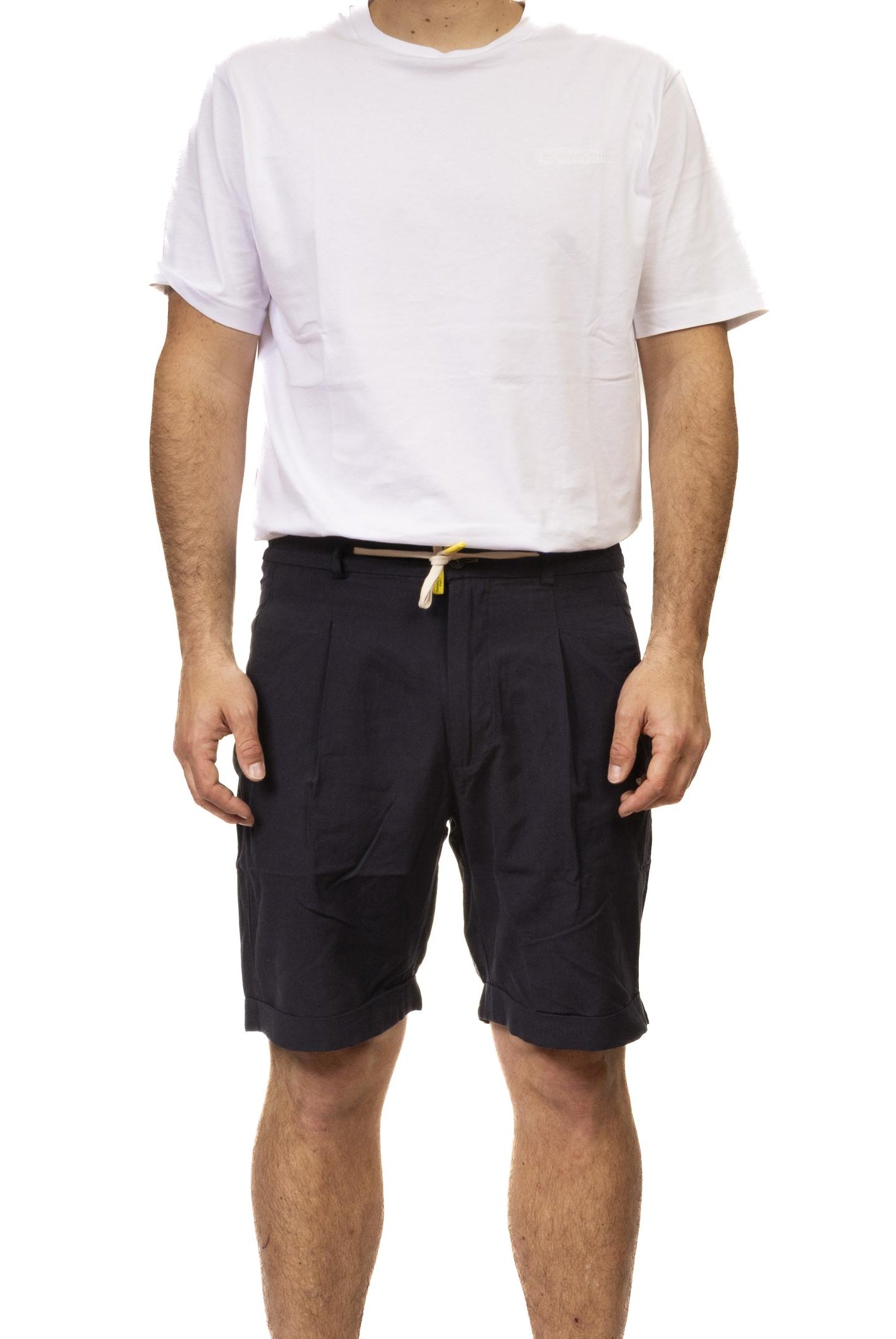 LORD PARTENOPEI bermuda cotone blu BERMAN25 COTONE-BLU