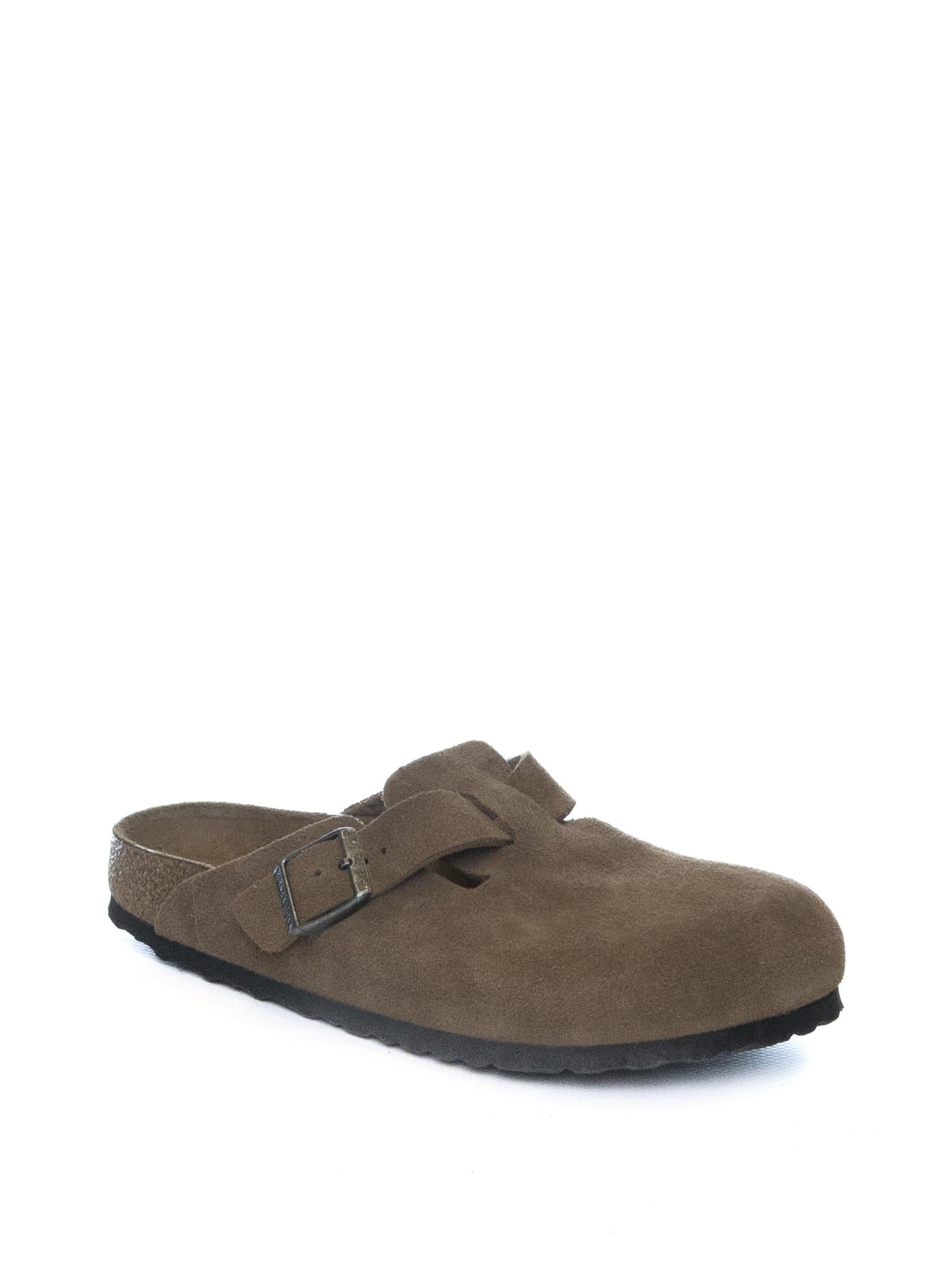 BIRKENSTOCK Boston sfb camoscio dark tea BOSTON SFB 1030861-DARK TEA