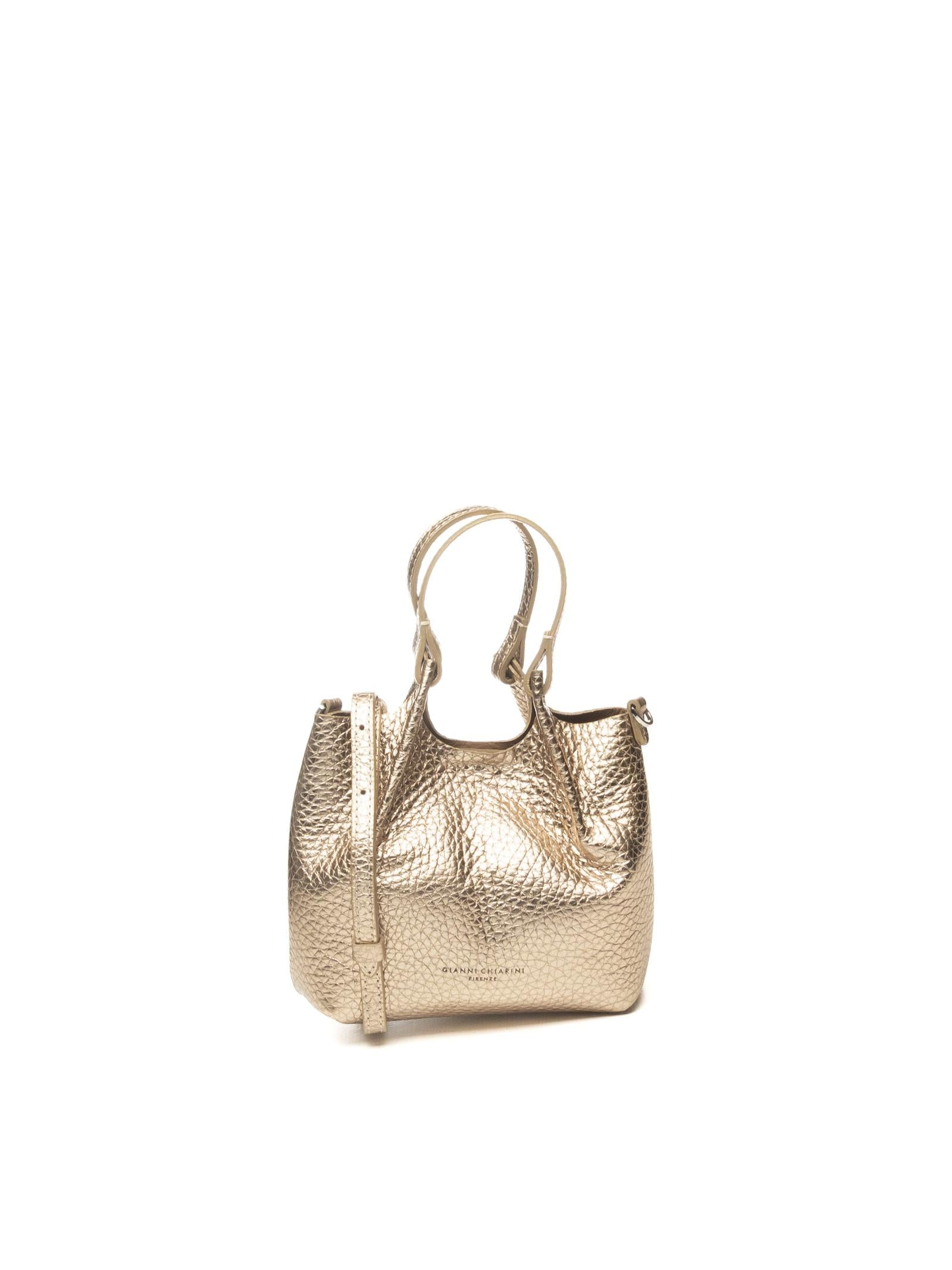 GIANNI CHIARINI borsa a mano dua platino 9718 DUA-14368