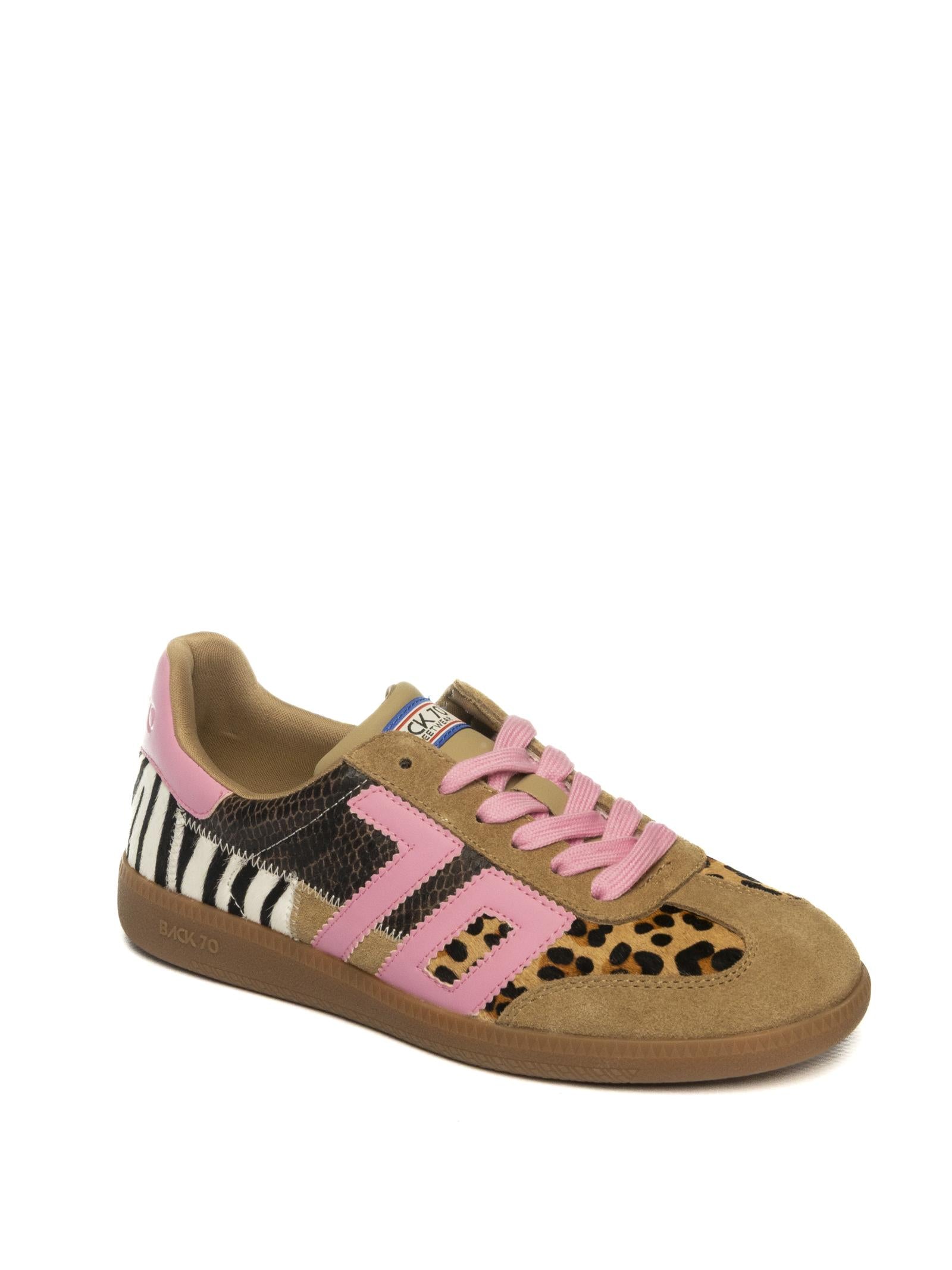 BACK 70 Sneaker squin pony multi SQUID PONY.02-LEOP.MULTI