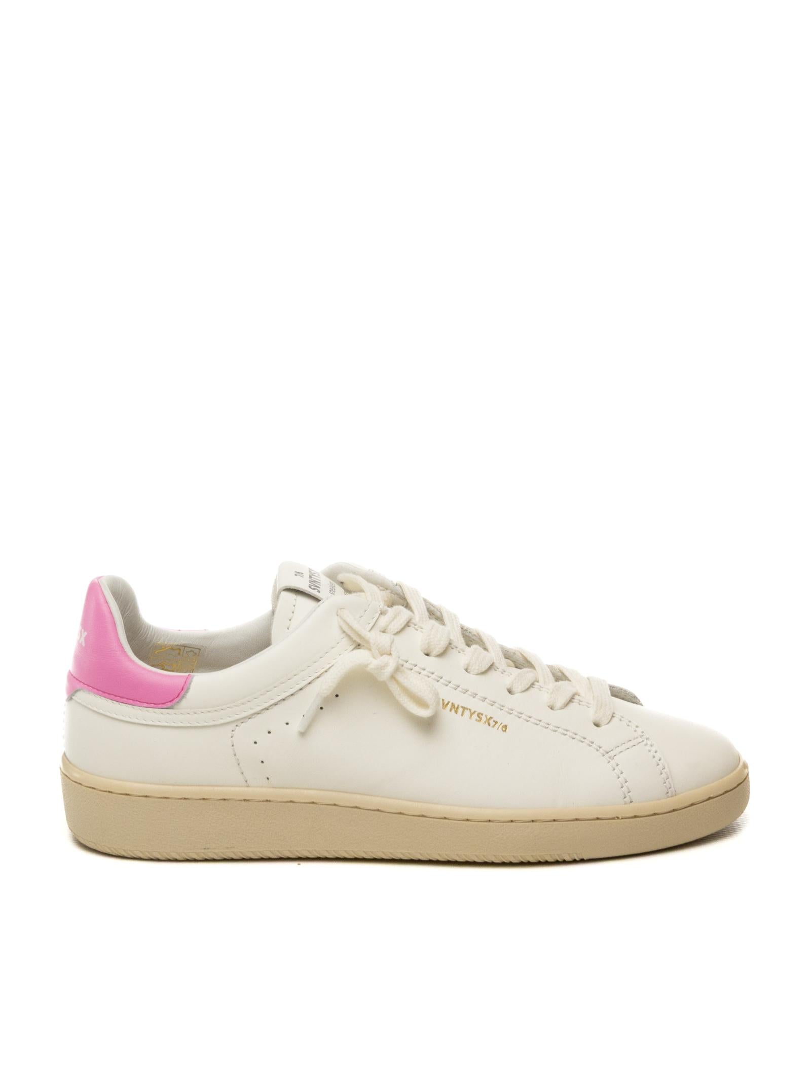 THE 76 Sneaker jump bianco/rosa JUMP D PELLE-WHI/FUXIA