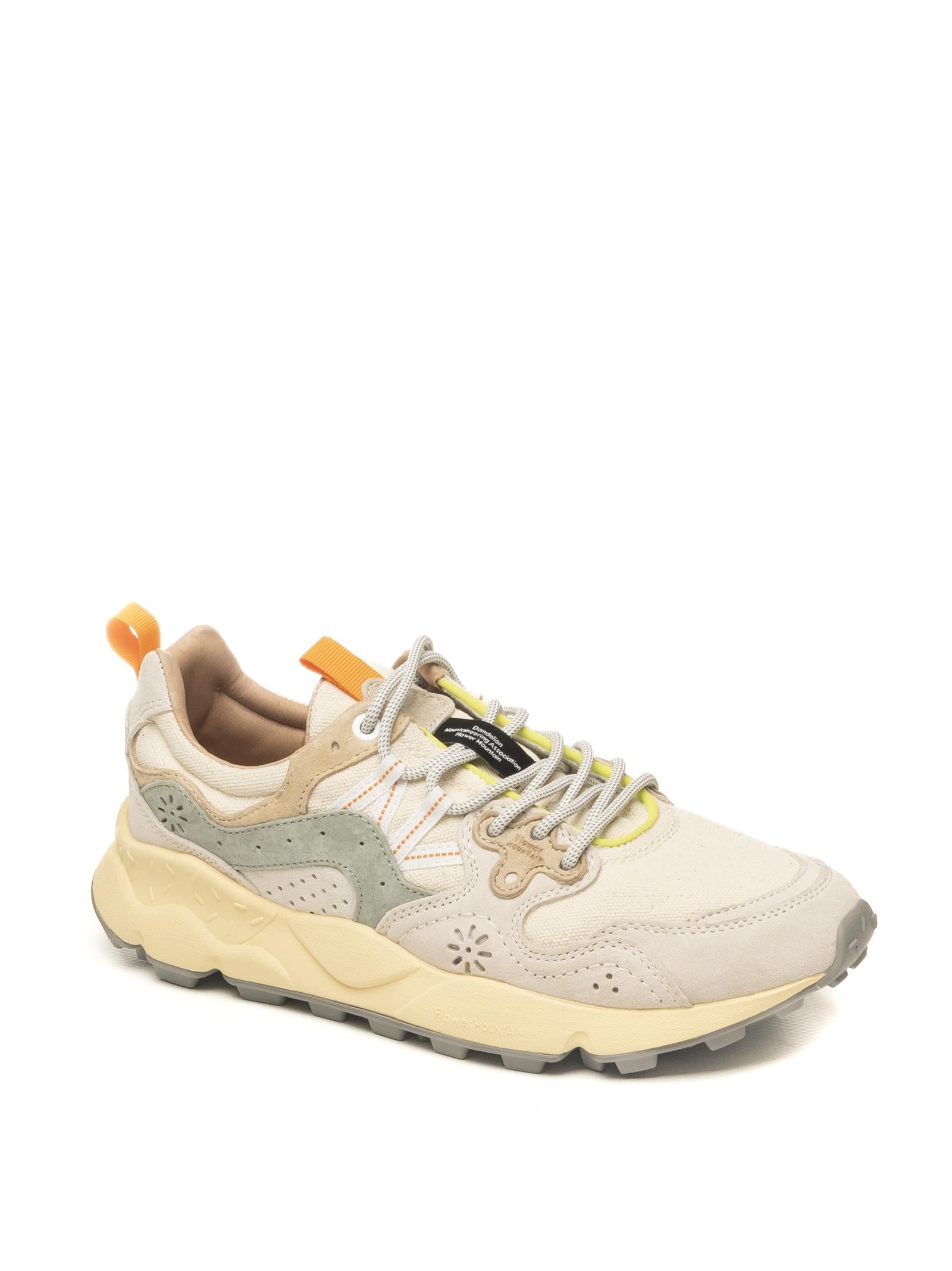 FLOWER MOUNTAIN Sneaker yamano off white 2017818-38 SUE/CAN-1N48