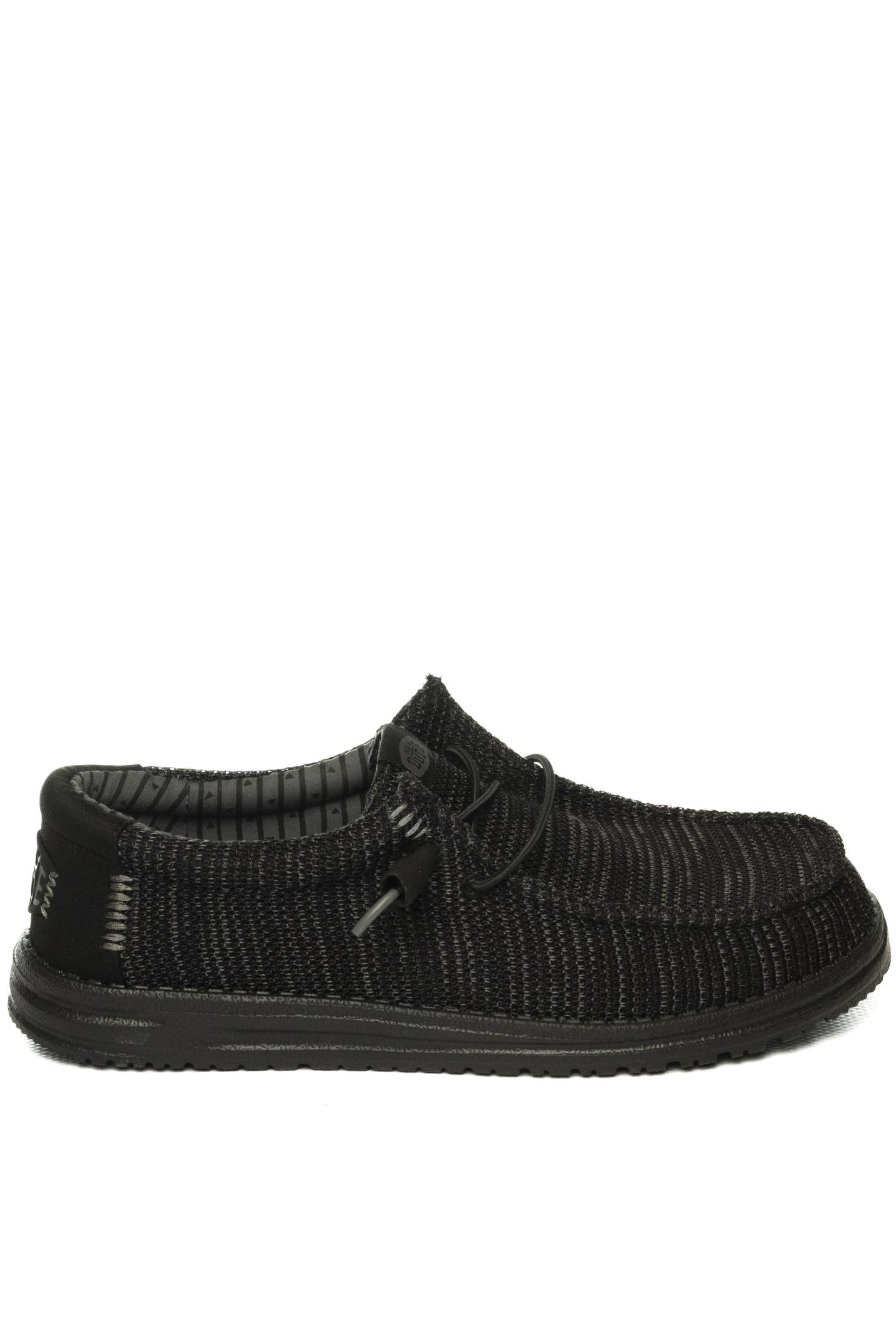 HEY DUDE slip on wally stretch nero 41898 WALLY STRETCH SOX-60