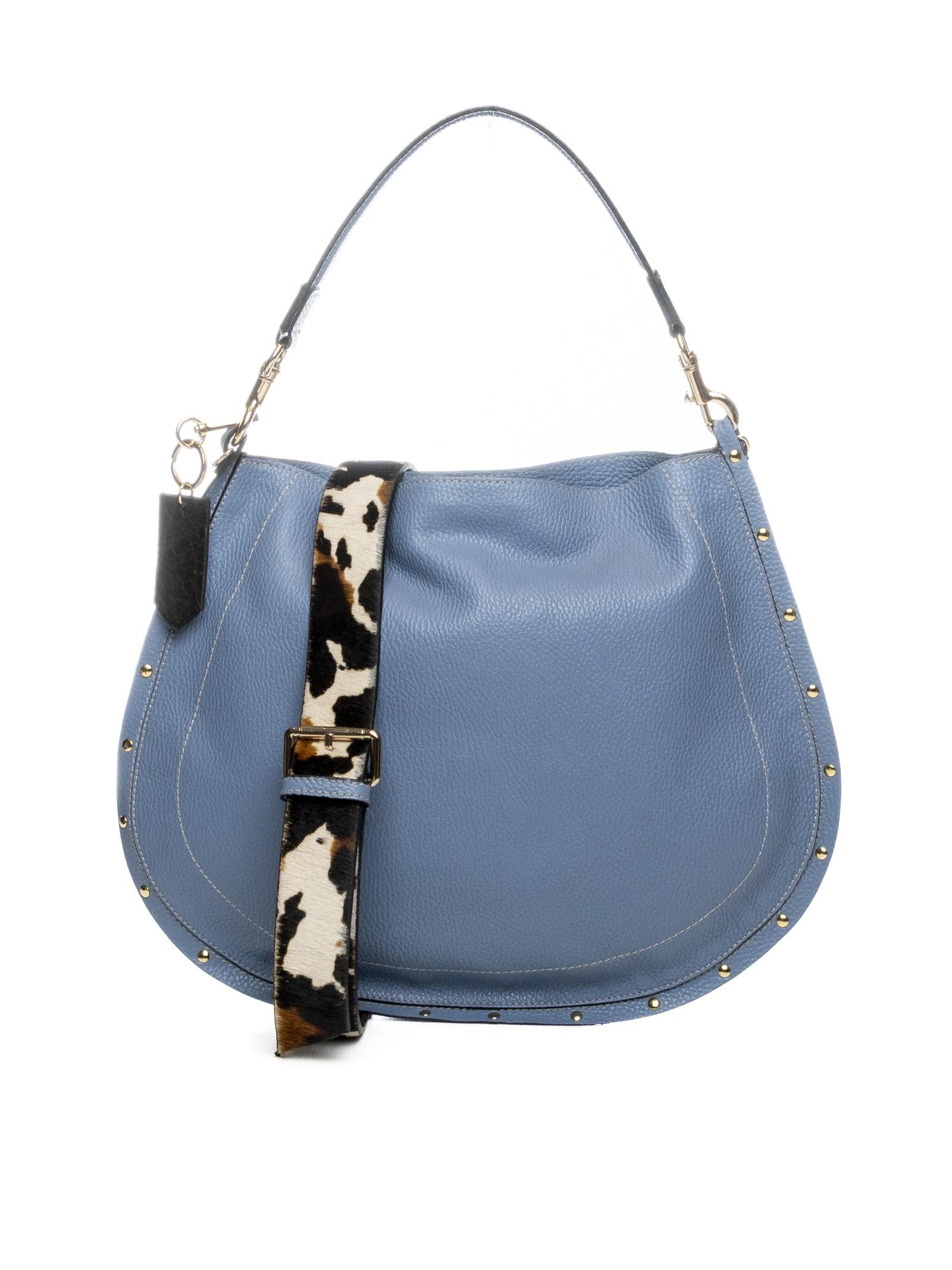 DI LORENZO borsa a spalla yara denim YARA CERVO-DENIM