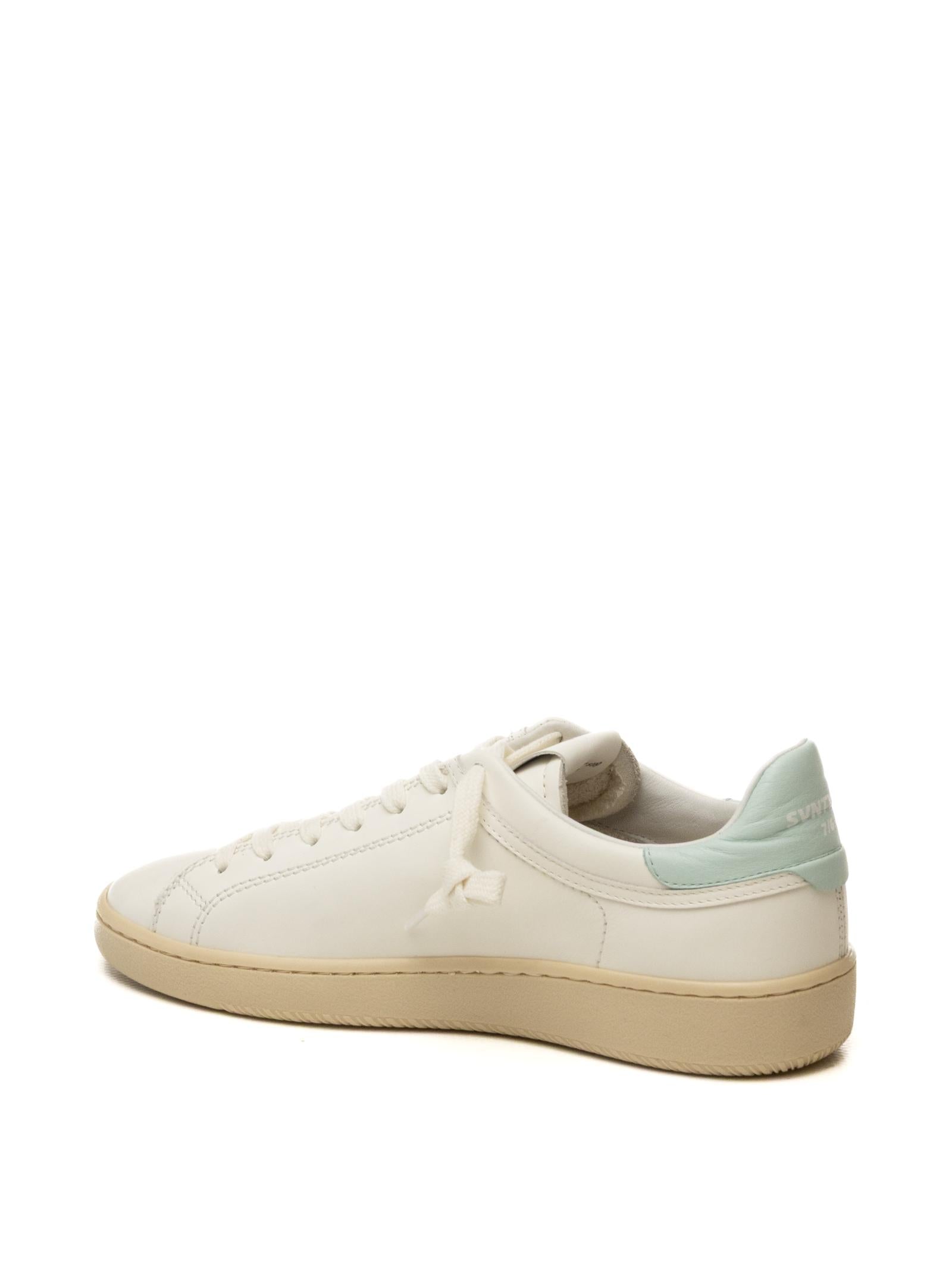 THE 76 Sneaker jump bianco/menta JUMP D PELLE-MINT