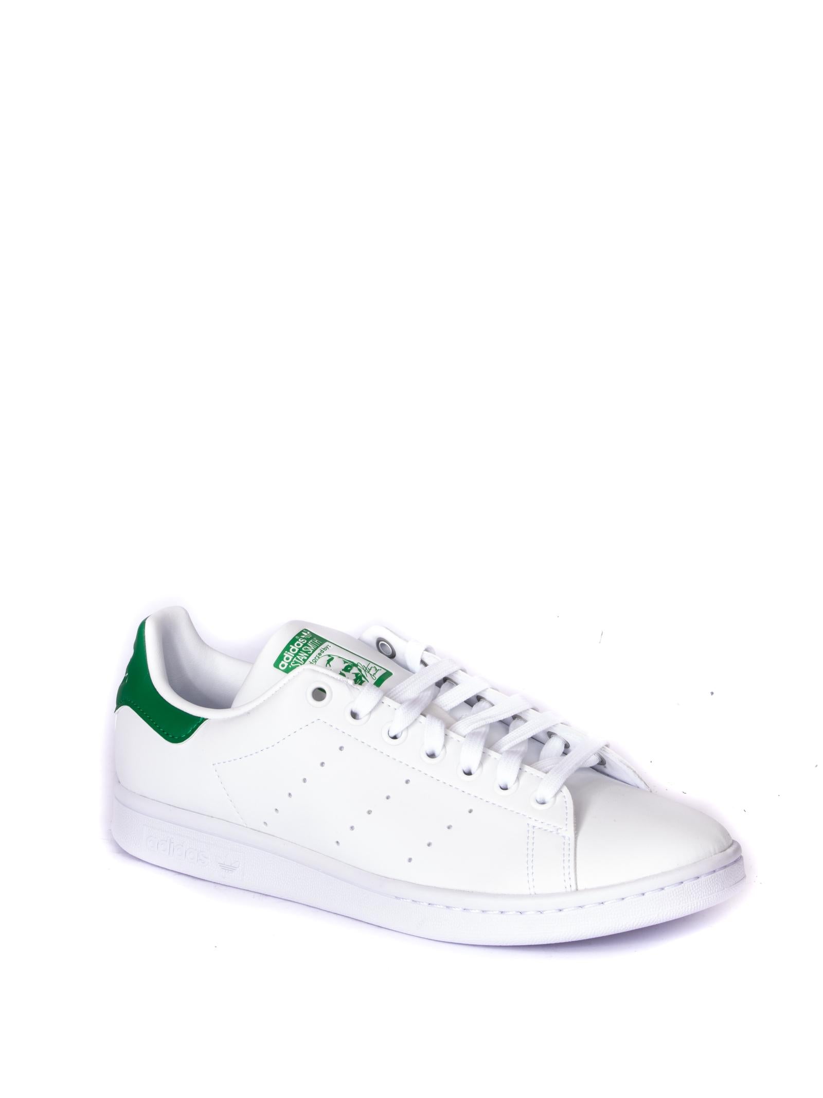 ADIDAS White/green stan smith sneaker<BR/> FX5502 STAN SMITH-BIANCO/VERDE