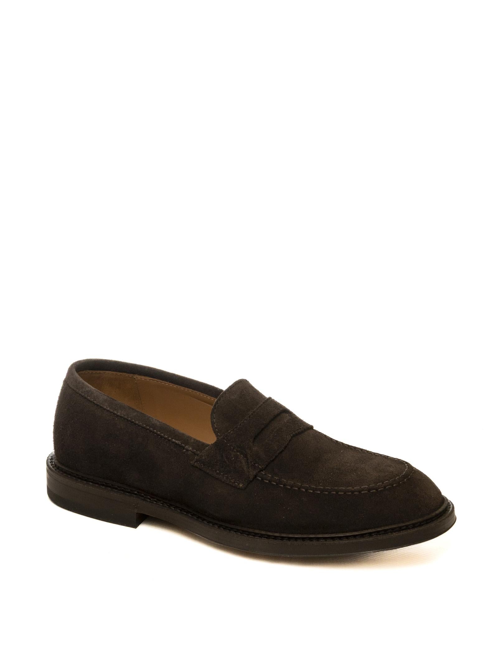 GREEN GEORGE mocassino camoscio moro 8053 LIGHT-MORO