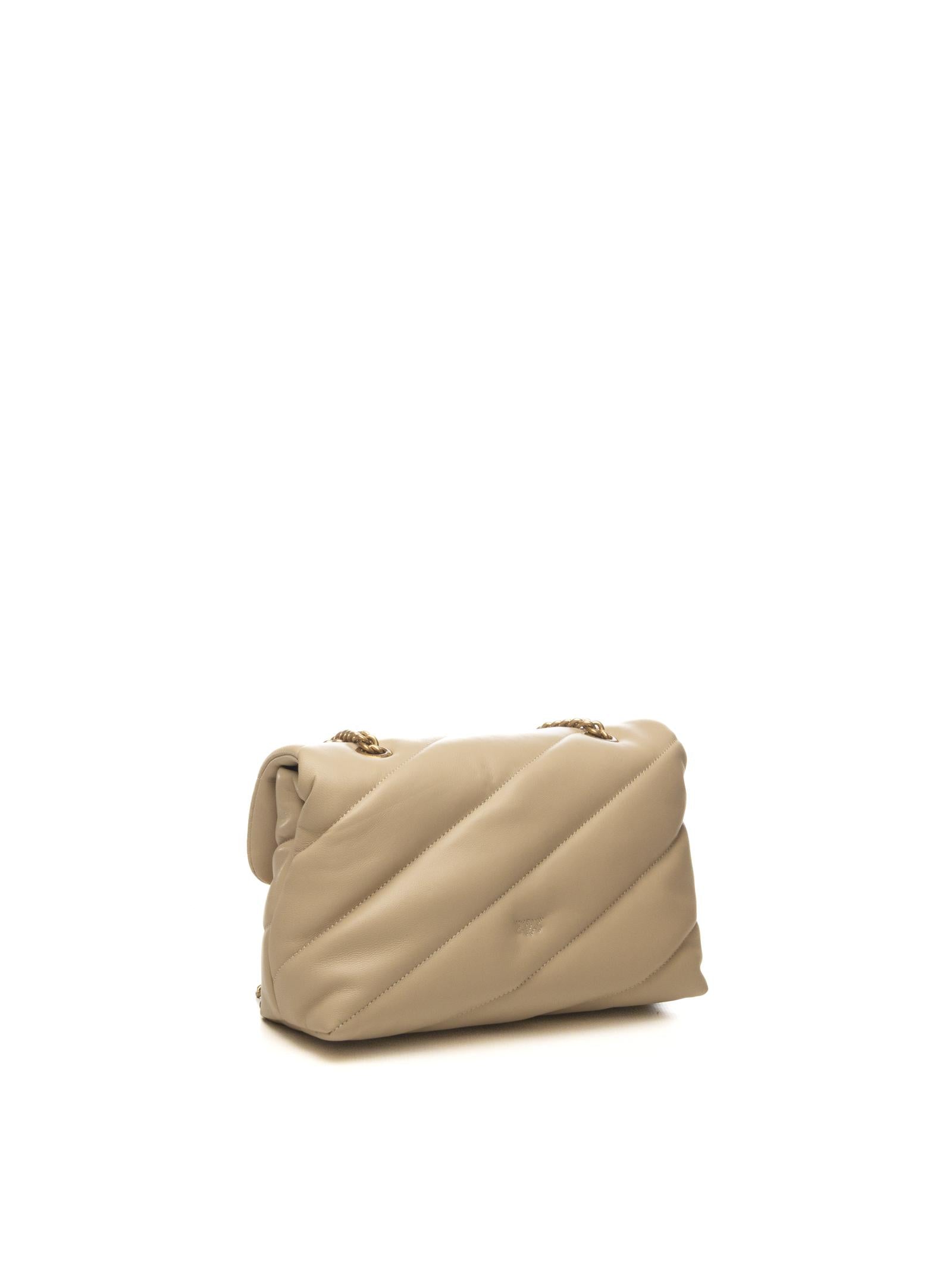 PINKO borsa a spalla love puff beige 100038-A0F2 LOVE PUFF-C50Q