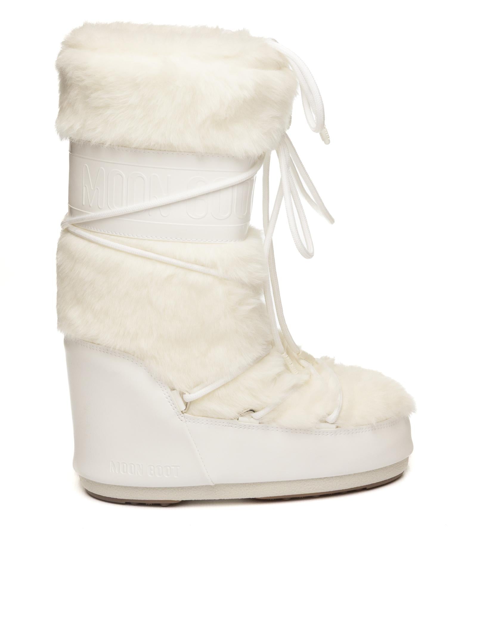 MOON BOOT Doposci Icon fur bianco 1408900 ICONFUR-A002