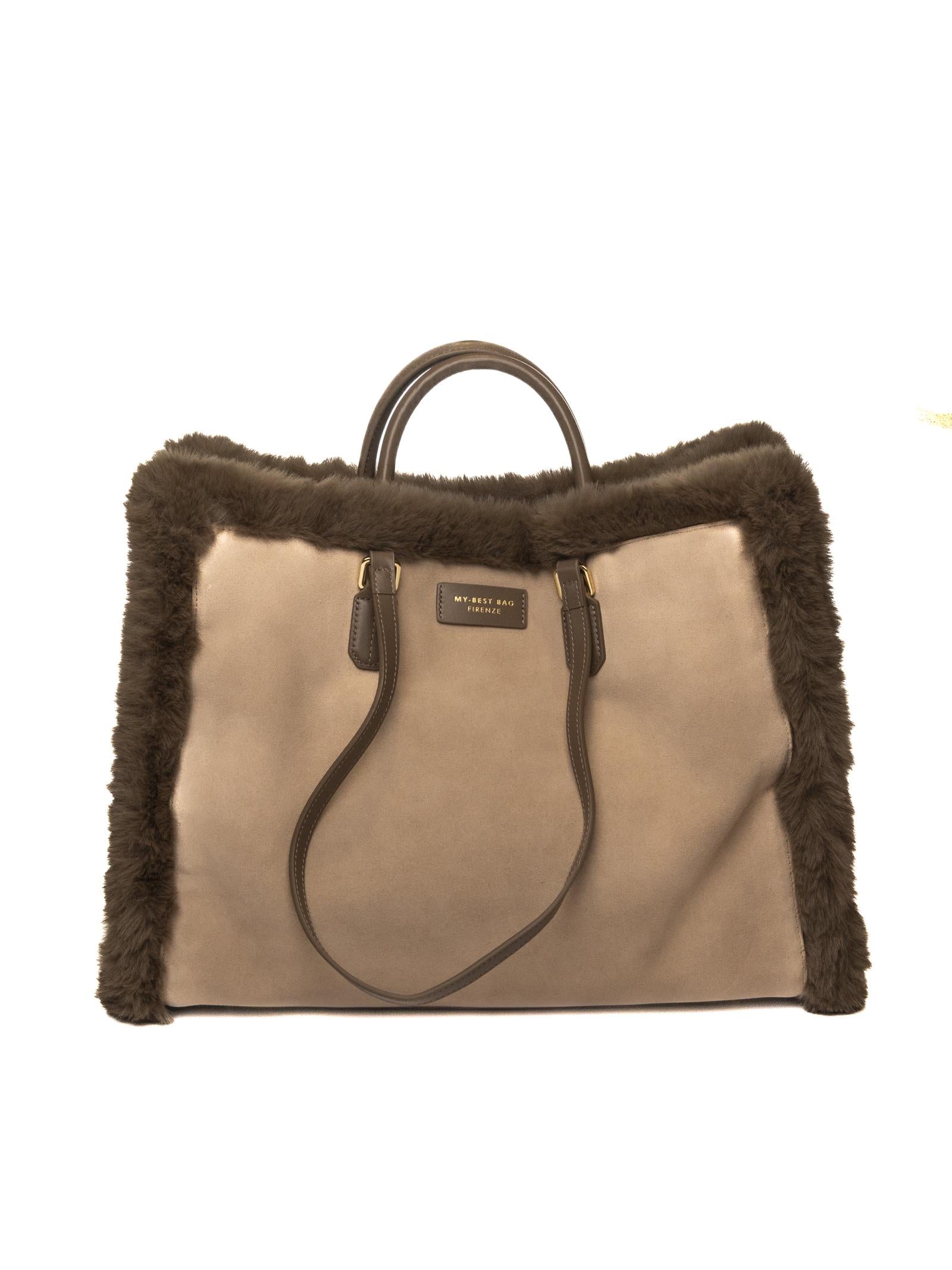MY-BEST BAG borsa a mano athena beige 1014 ATHENA-BARON
