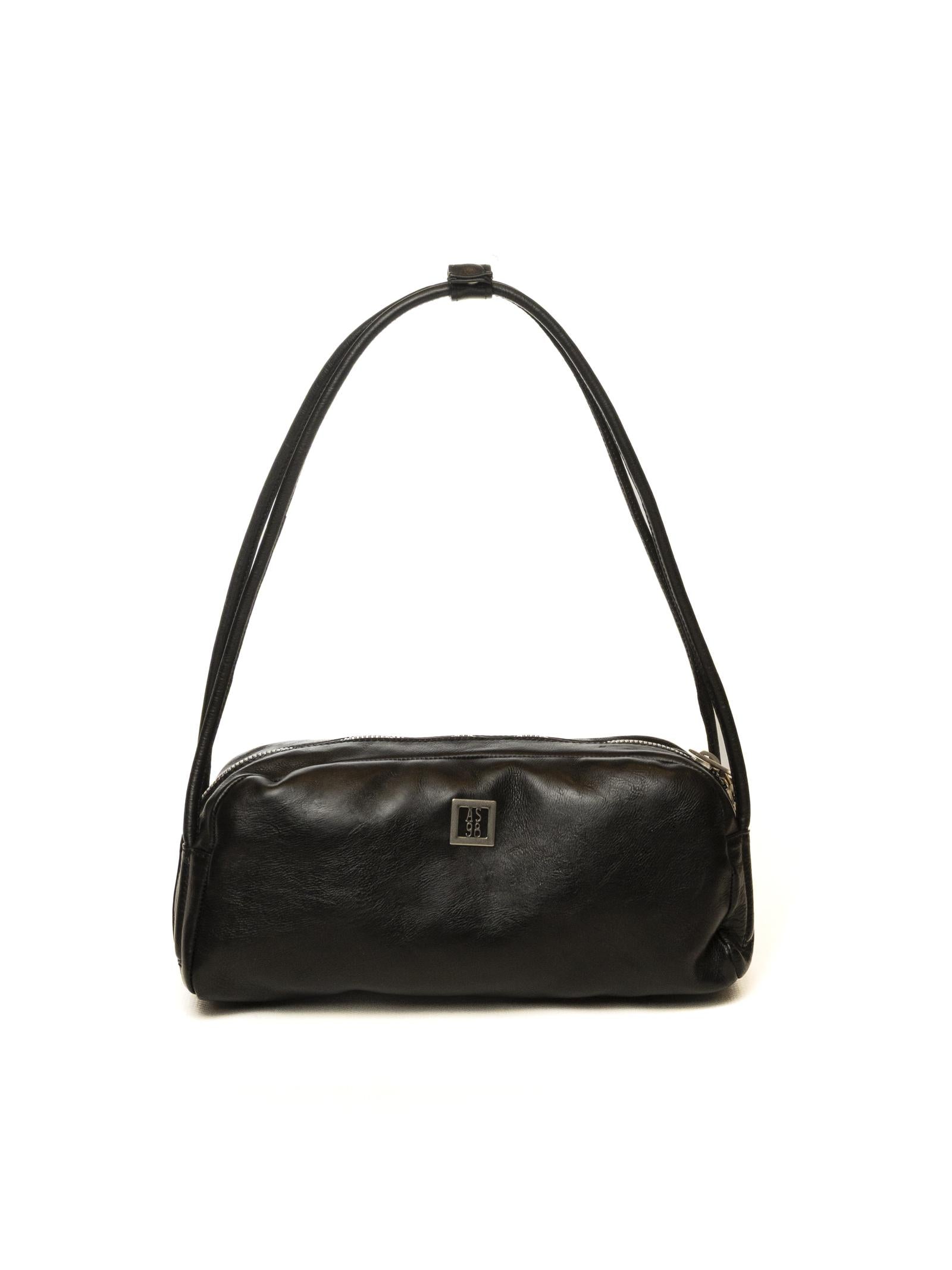 AS98 borsa a spalla nera 200797 PELLE NERO