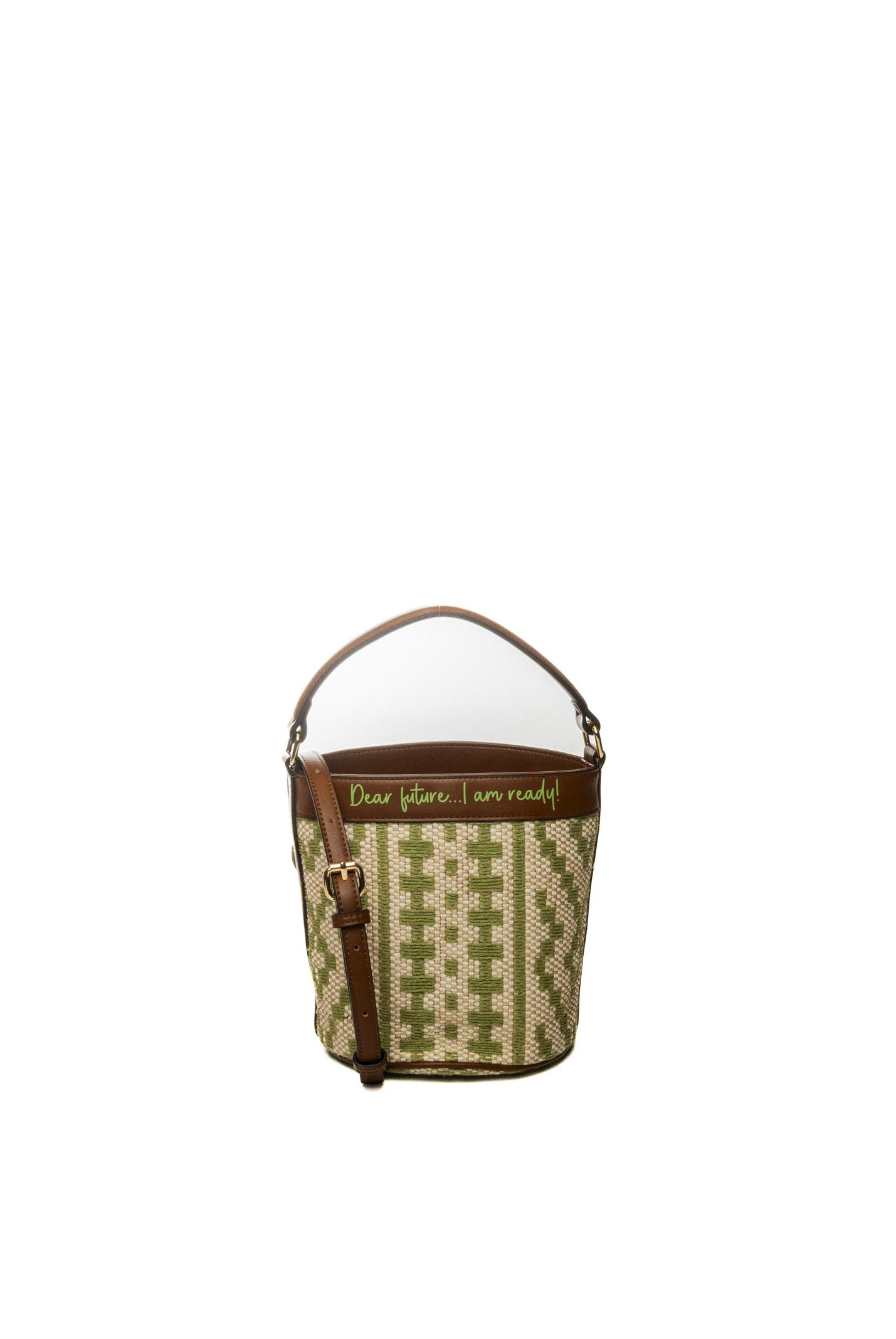 LE PANDORINE borsa a mano giulia verde/marrone PS2620B28 GIULIA-C40