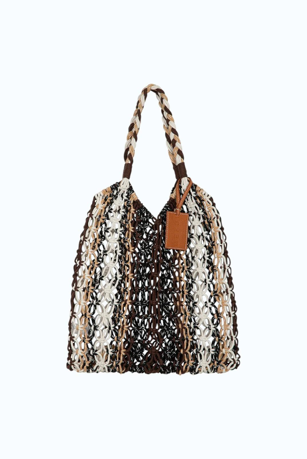 ME FUI Borsa intrecciata crochet multi SW0045MC TESS-MULTI