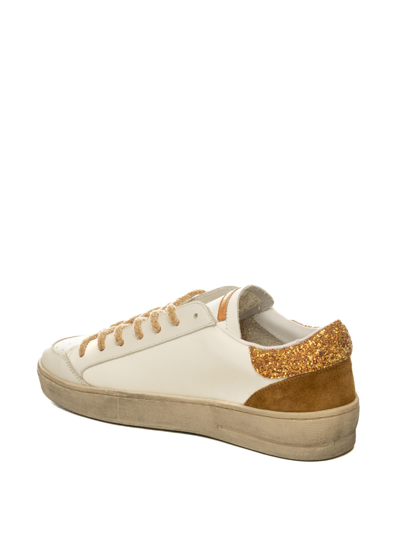 AMA BRAND DELUXE sneaker slam bianco/arancio SLAM D 4531-BIA/ARAN