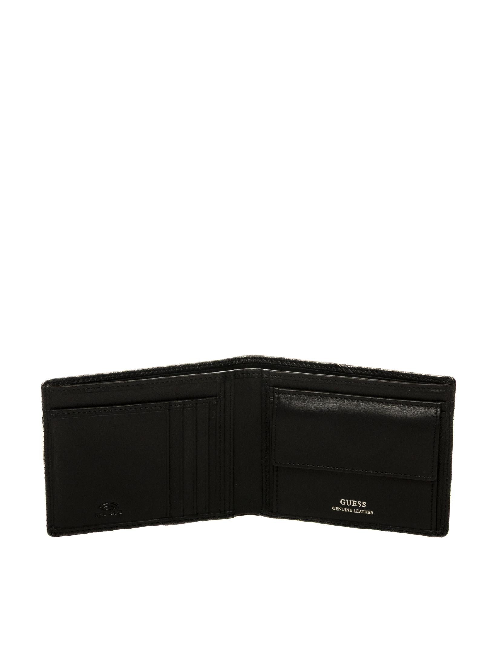 GUESS portafoglio boston nero SMBOSP LEA20 BOSTON-BLACK