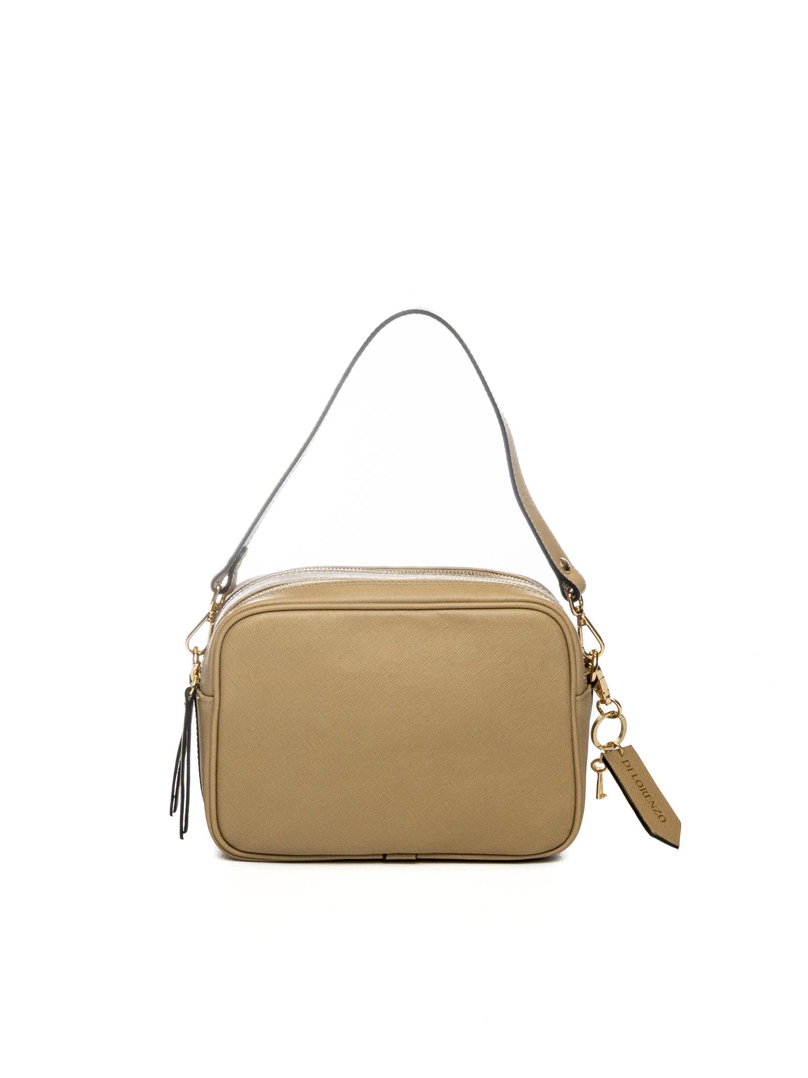 DI LORENZO borsa a spalla viviana beige VIVIANA SAFFIANO-BEIGE