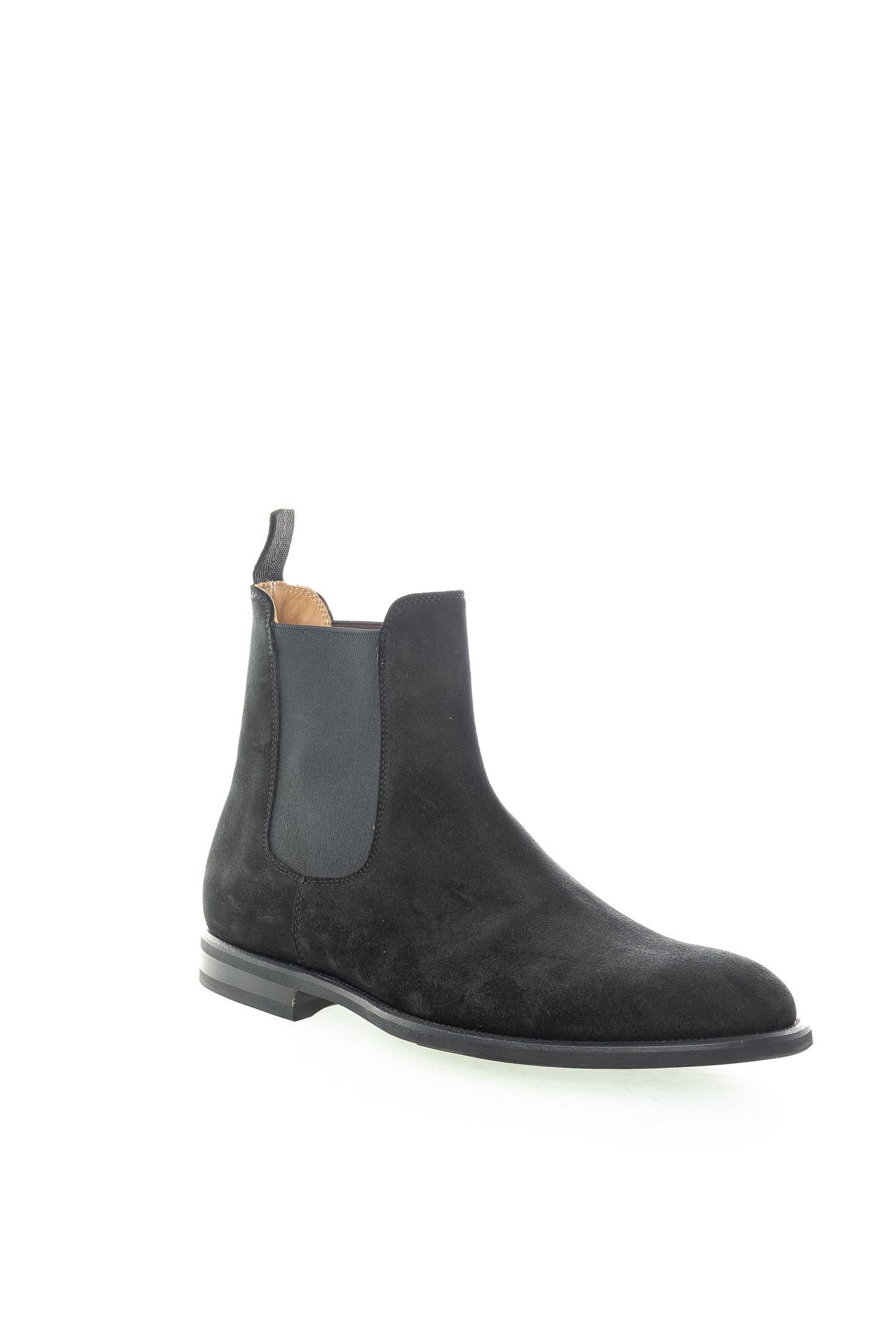 GREEN GEORGE beatles in camoscio nero 7038 LIGHT-NERO