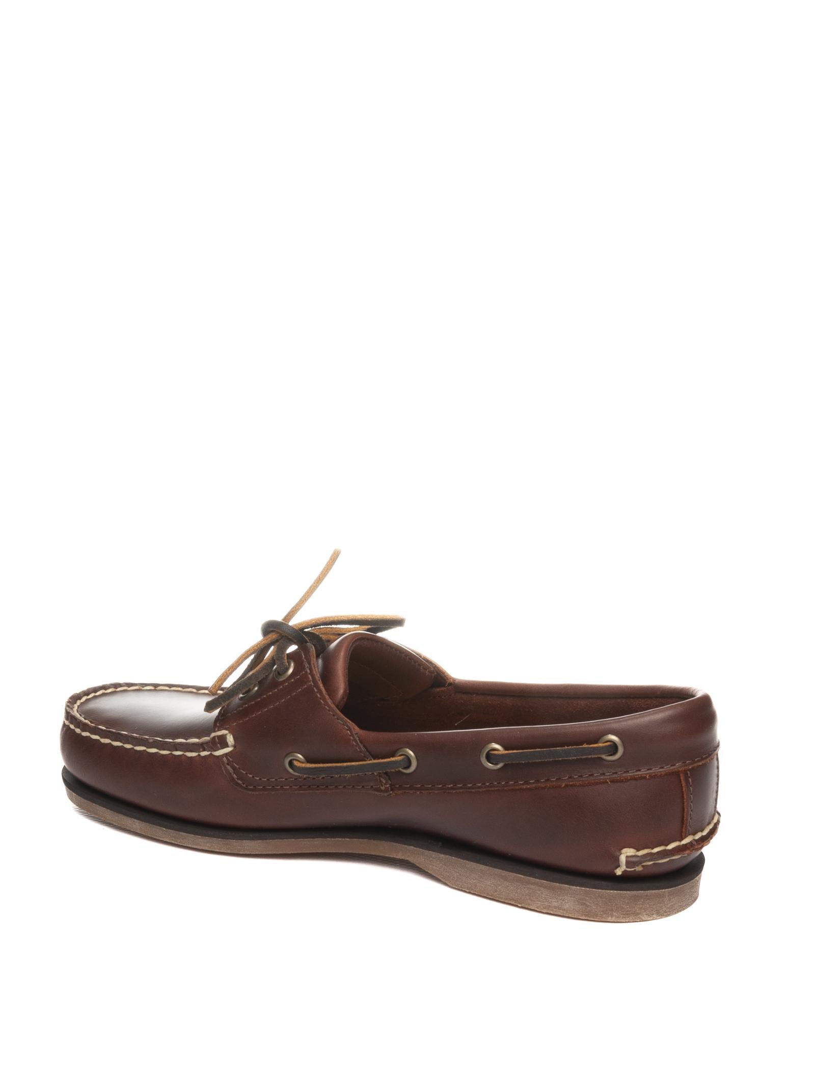 TIMBERLAND Mocassino classic barca moro TB0250772141 LEATHER-BROWN
