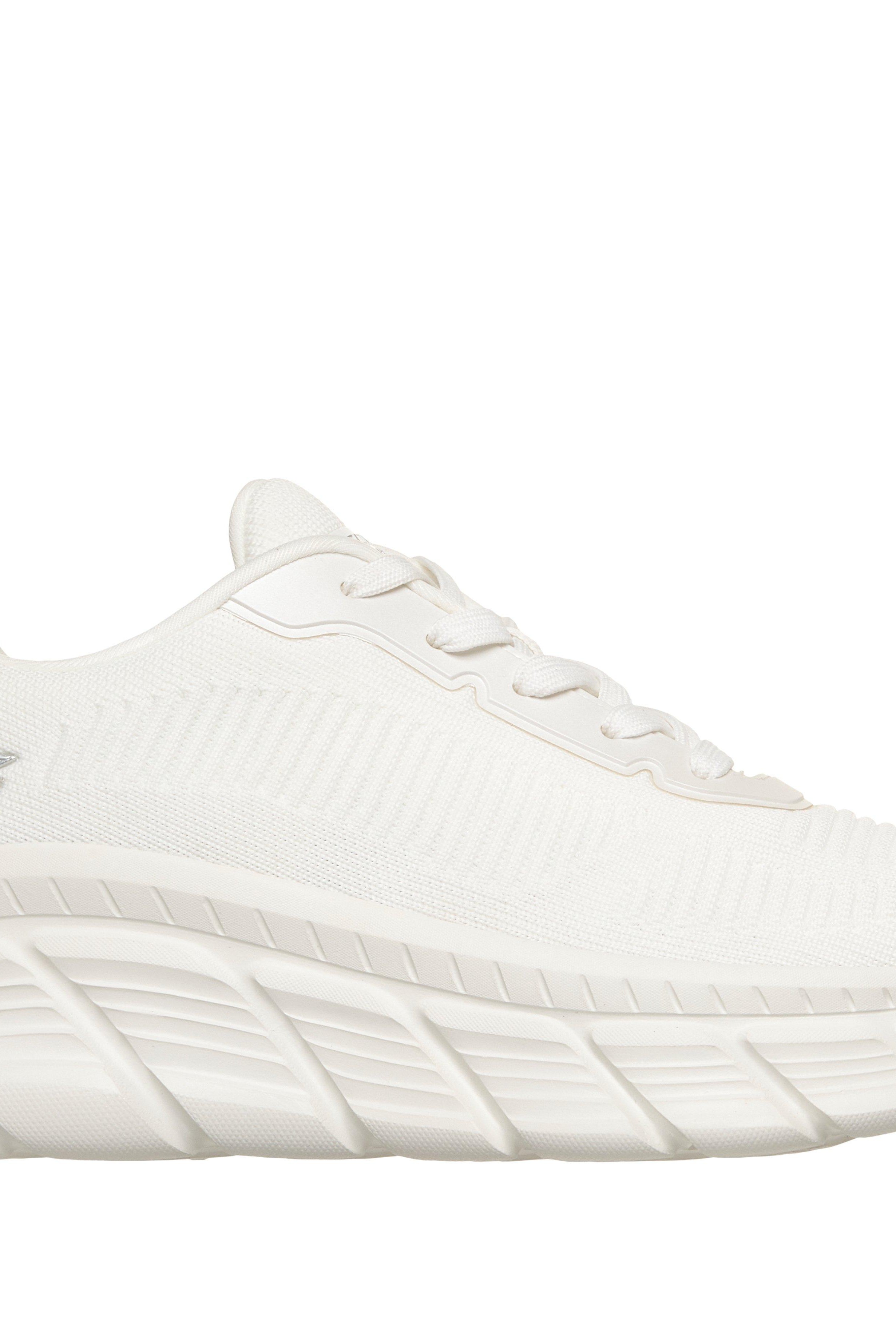 SKECHERS Sneaker bobs flex bianco 117385 BOBS B FLEX