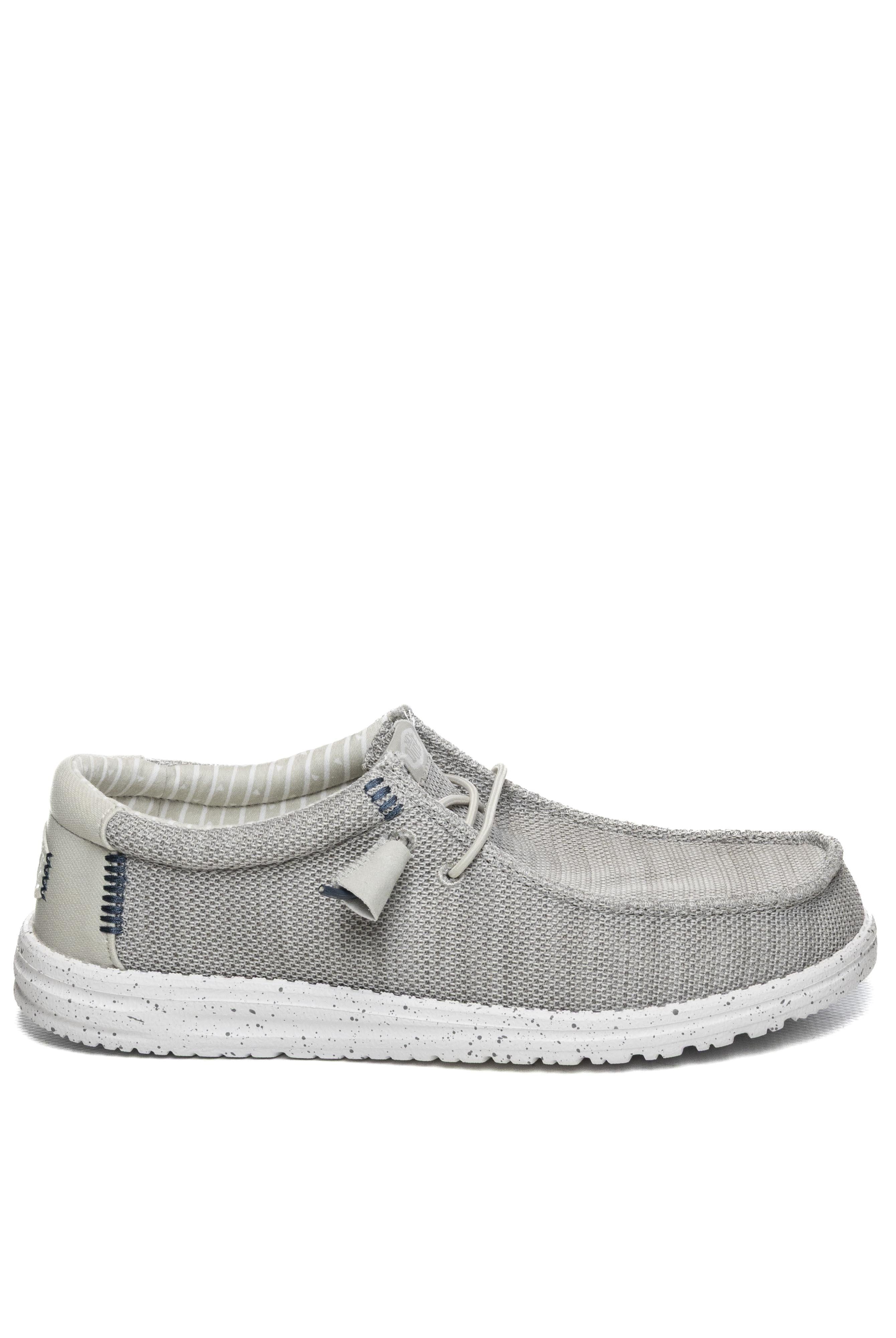 HEY DUDE Slip on wally stretch sox grigio 41898 WALLY STRETCH SOX-1SZ