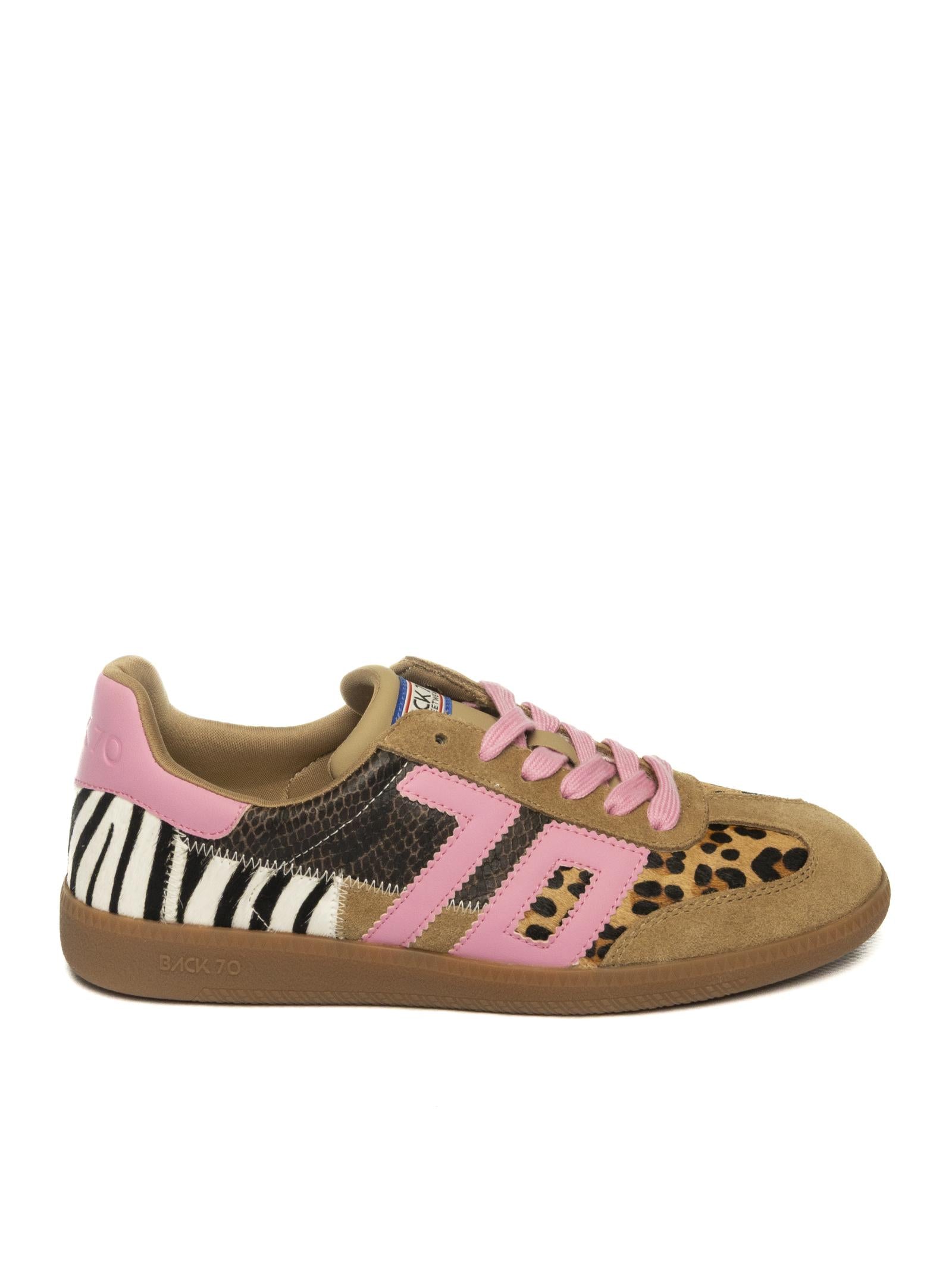 BACK 70 Sneaker squin pony multi SQUID PONY.02-LEOP.MULTI