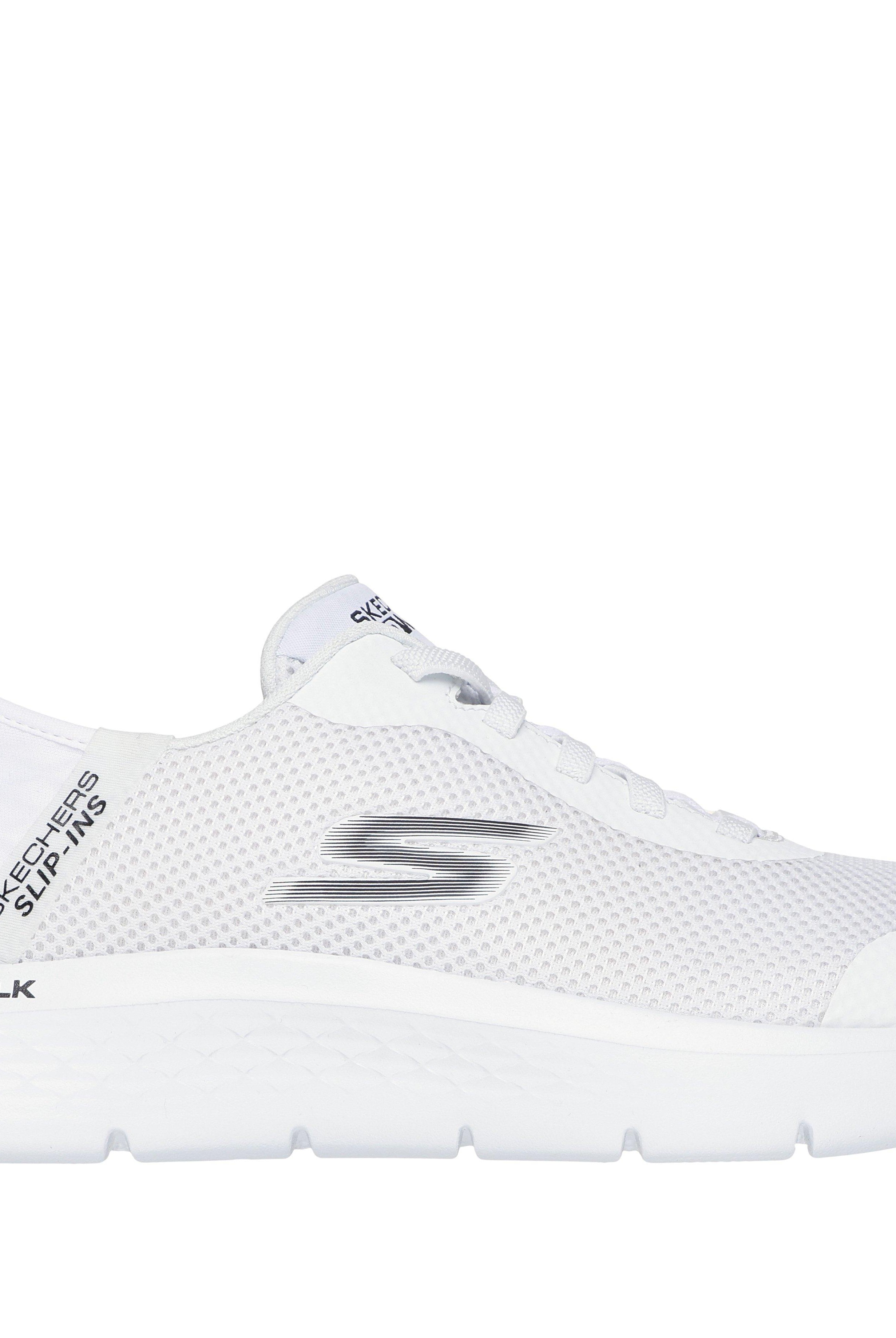 SKECHERS Sneaker go walk flex slip ins bianco 216324 GO WALK FLEX-WHT