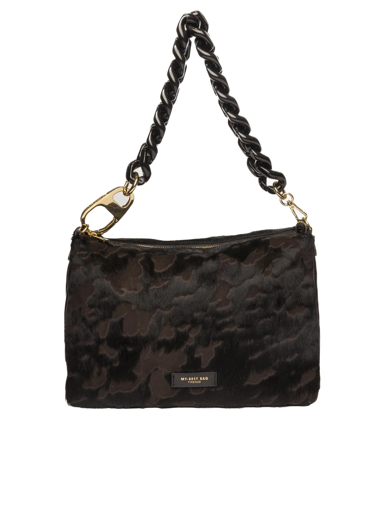 MY-BEST BAG borsa a spalla reflex testa di moro 1021 REFLEX-CHOCOLATE